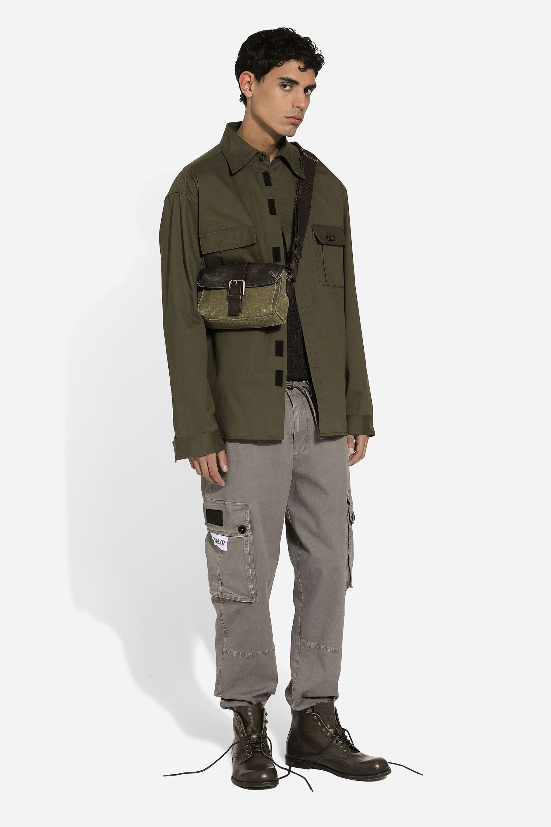 DOLCE & GABBANA Cotton Stretch Cargo Pants