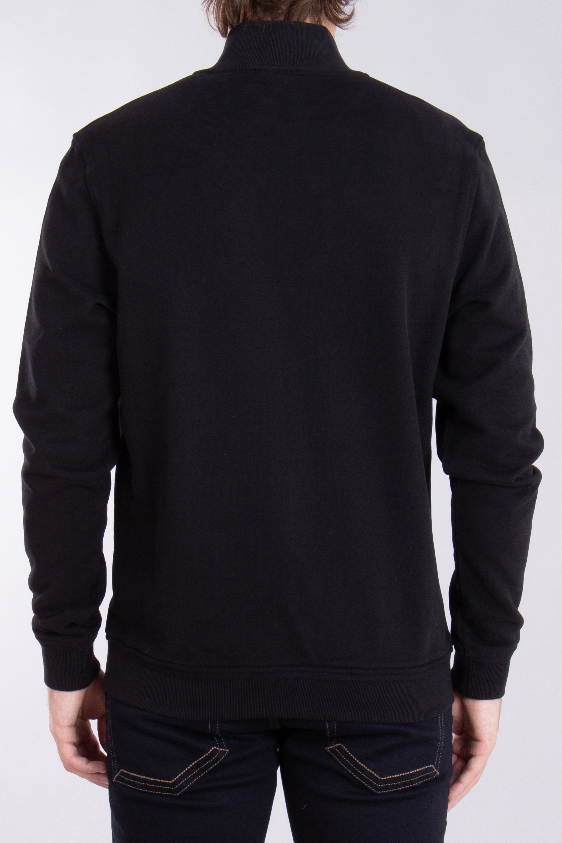 BELSTAFF Loopback Cotton Fleece Full Zip Sweatshirt