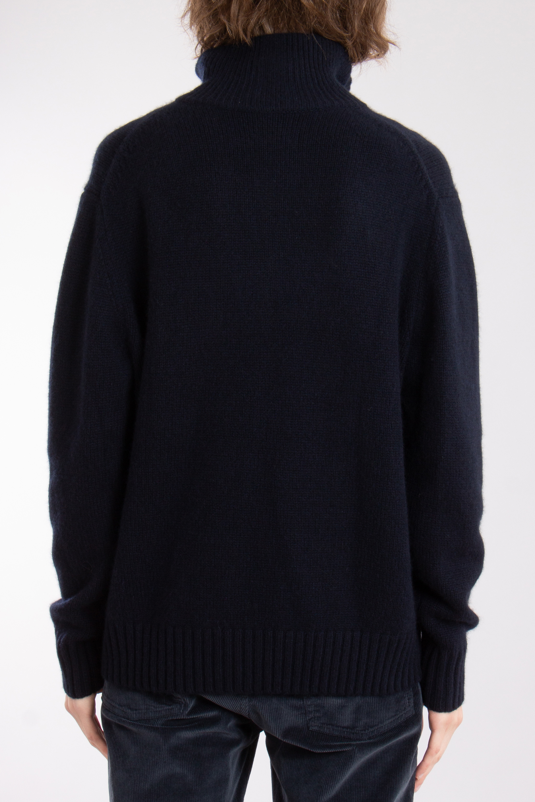 ALLUDE Cashmere Half Zip Sweater