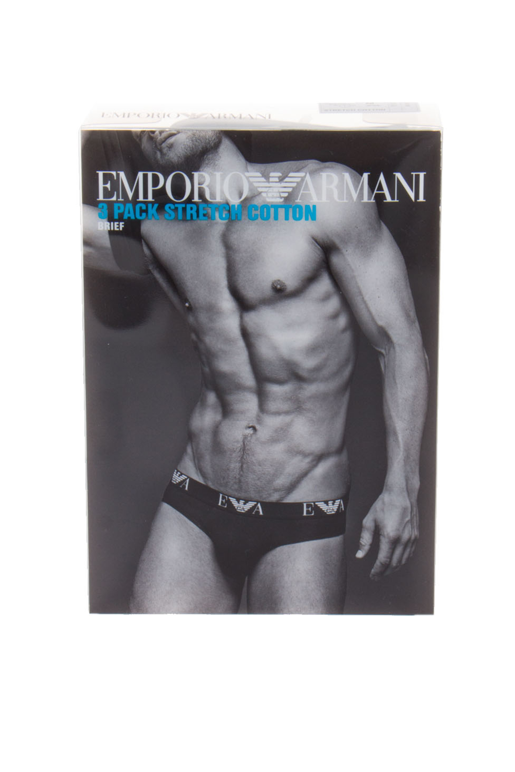 EMPORIO ARMANI 3 Pack Logo Stretch Briefs