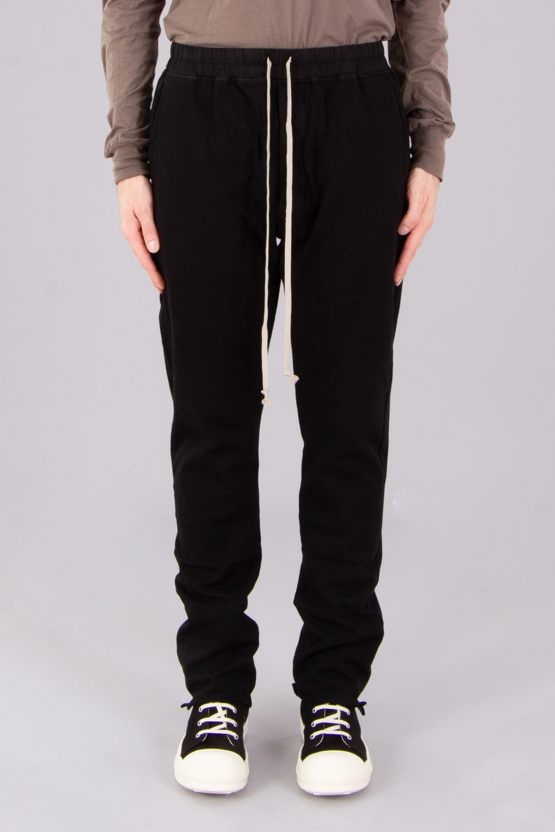 RICK OWENS DRKSHDW Compact Heavy Cotton Berlin Draswstring Sweatpants