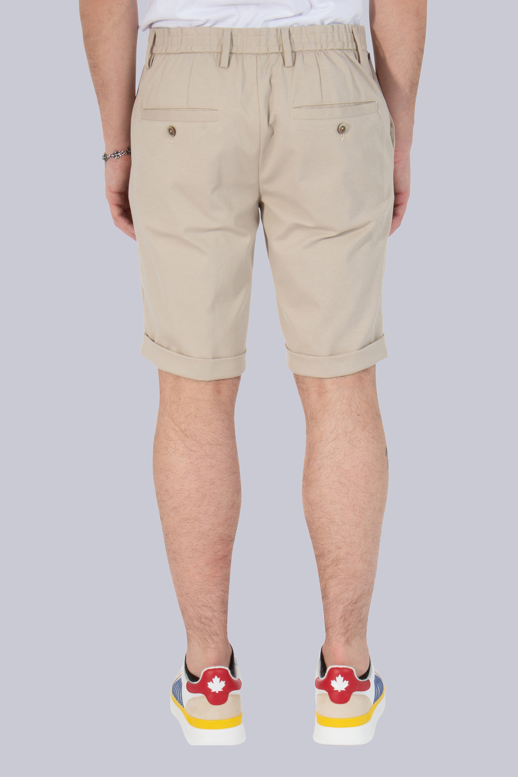 GTA Slim Fit Cotton-Nylon Stretch Shorts Davide Short