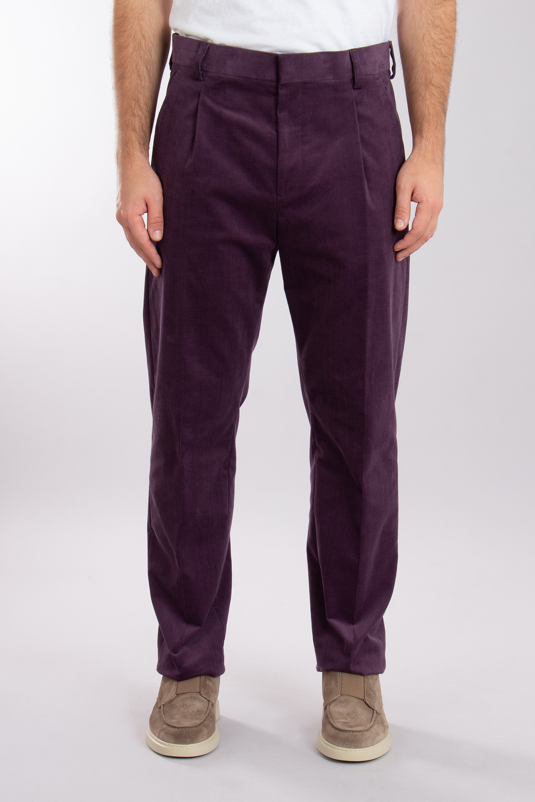 HUGO Modern Fit Cotton Stretch Corduroy Pants Teagan