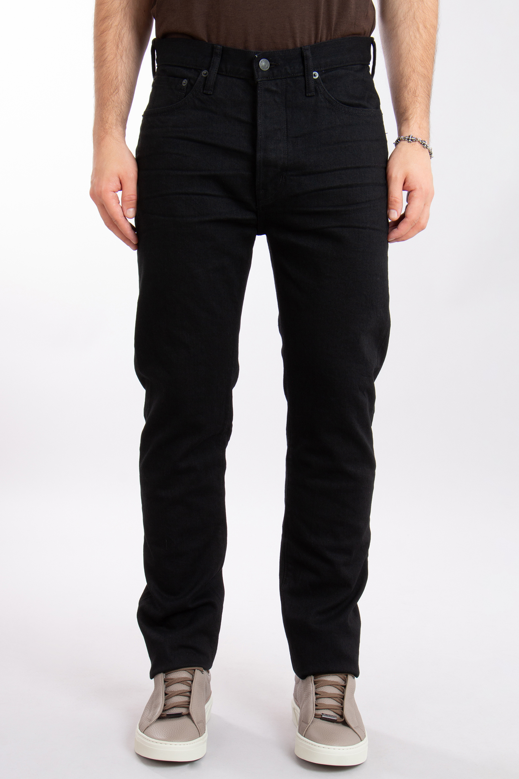 TOM FORD Standard Fit Cotton Denim Jeans