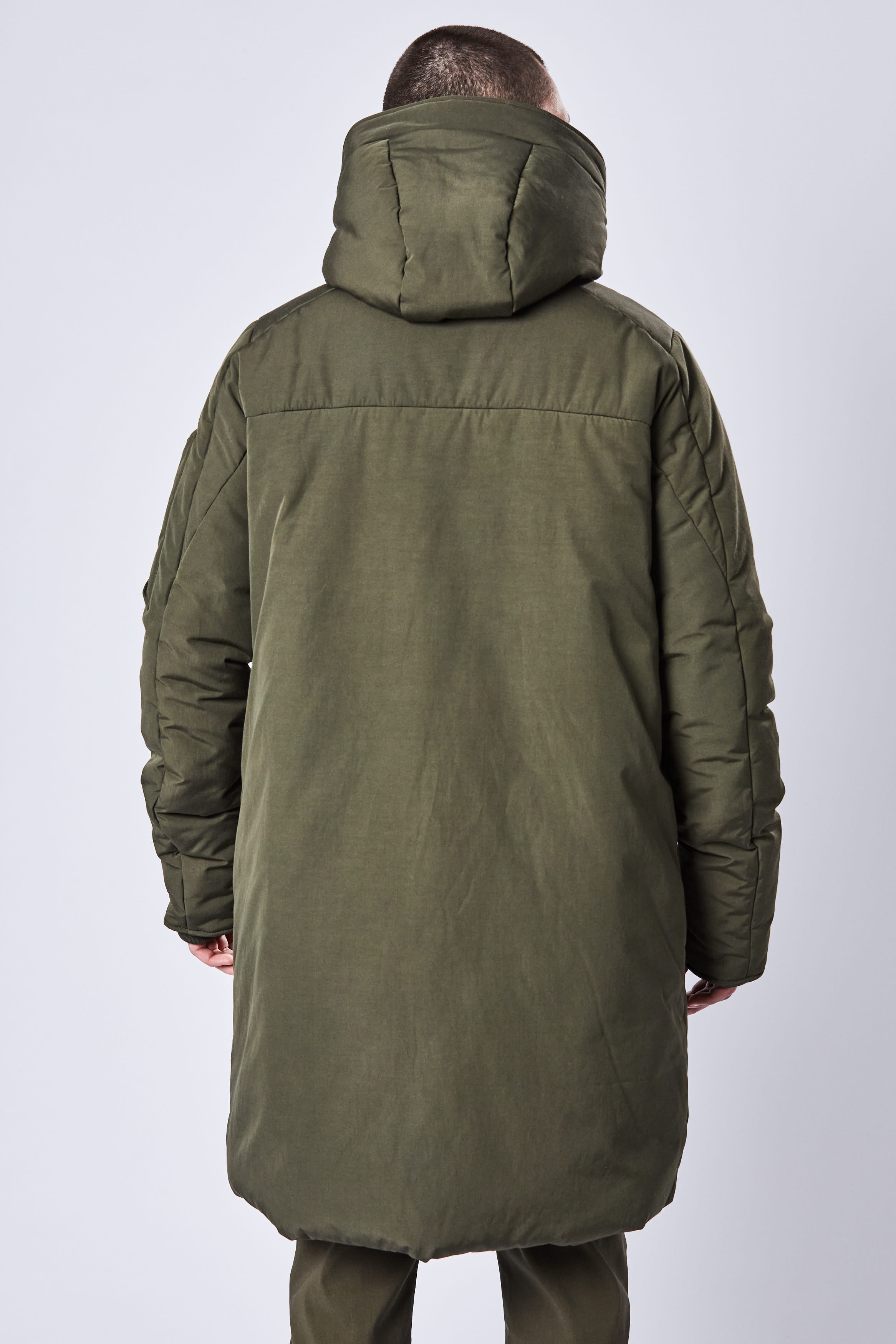 THOM KROM Long Water Repellent Cotton Mix Parka