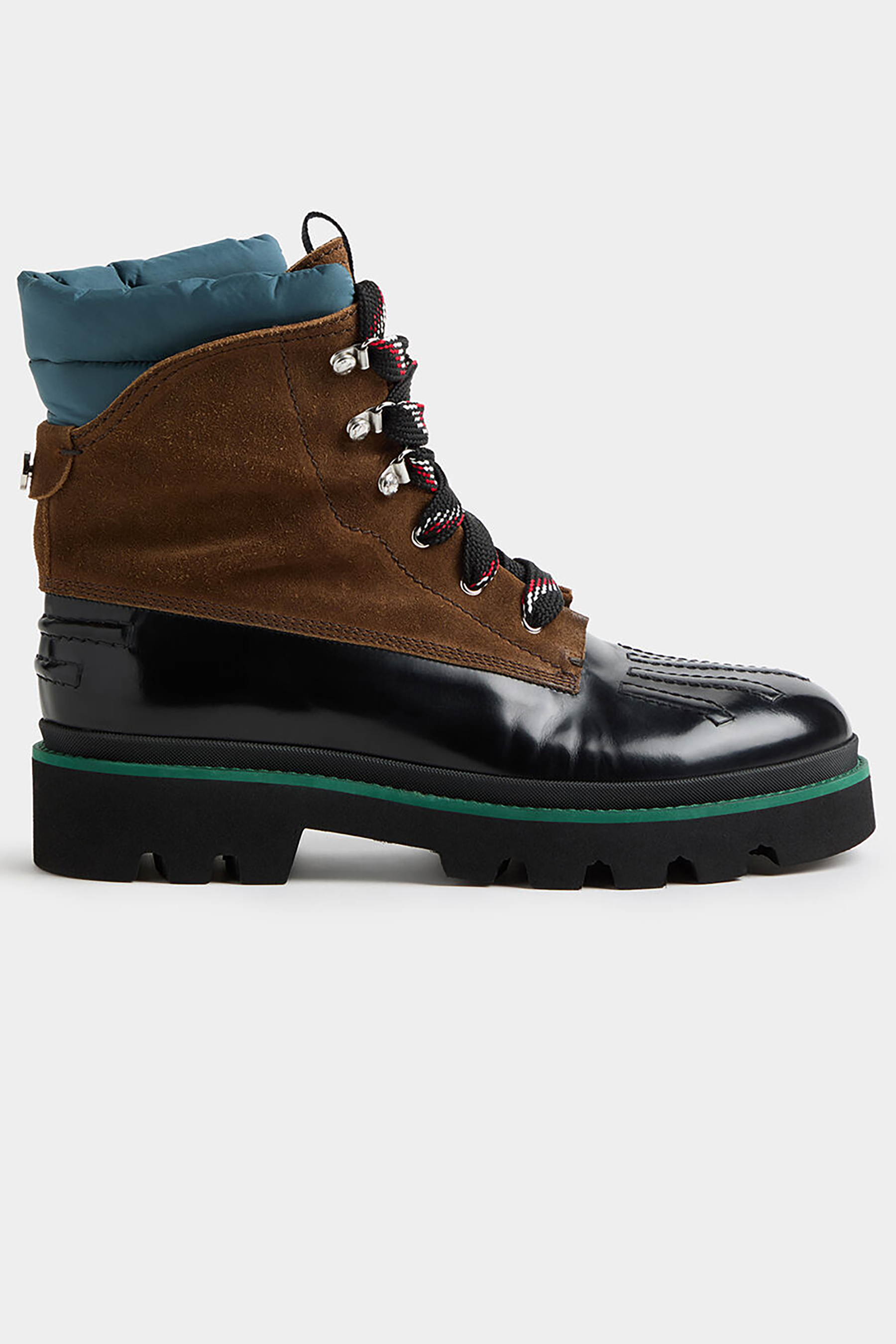 DSQUARED2 Leather & Suede Urban Hiking Ankle Boots