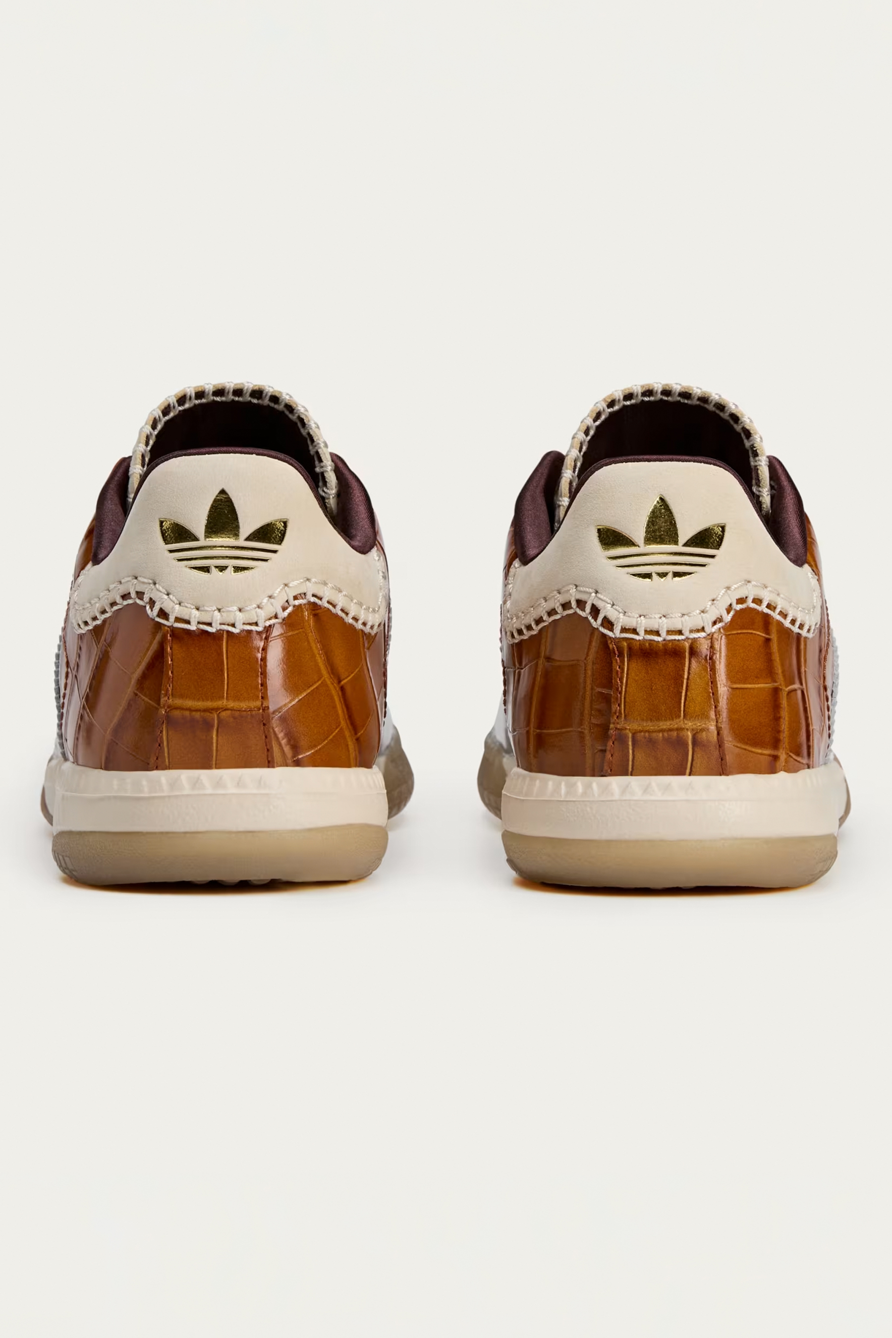 ADIDAS X Wales Bonner Metallic Leather Sneakers Samba MN