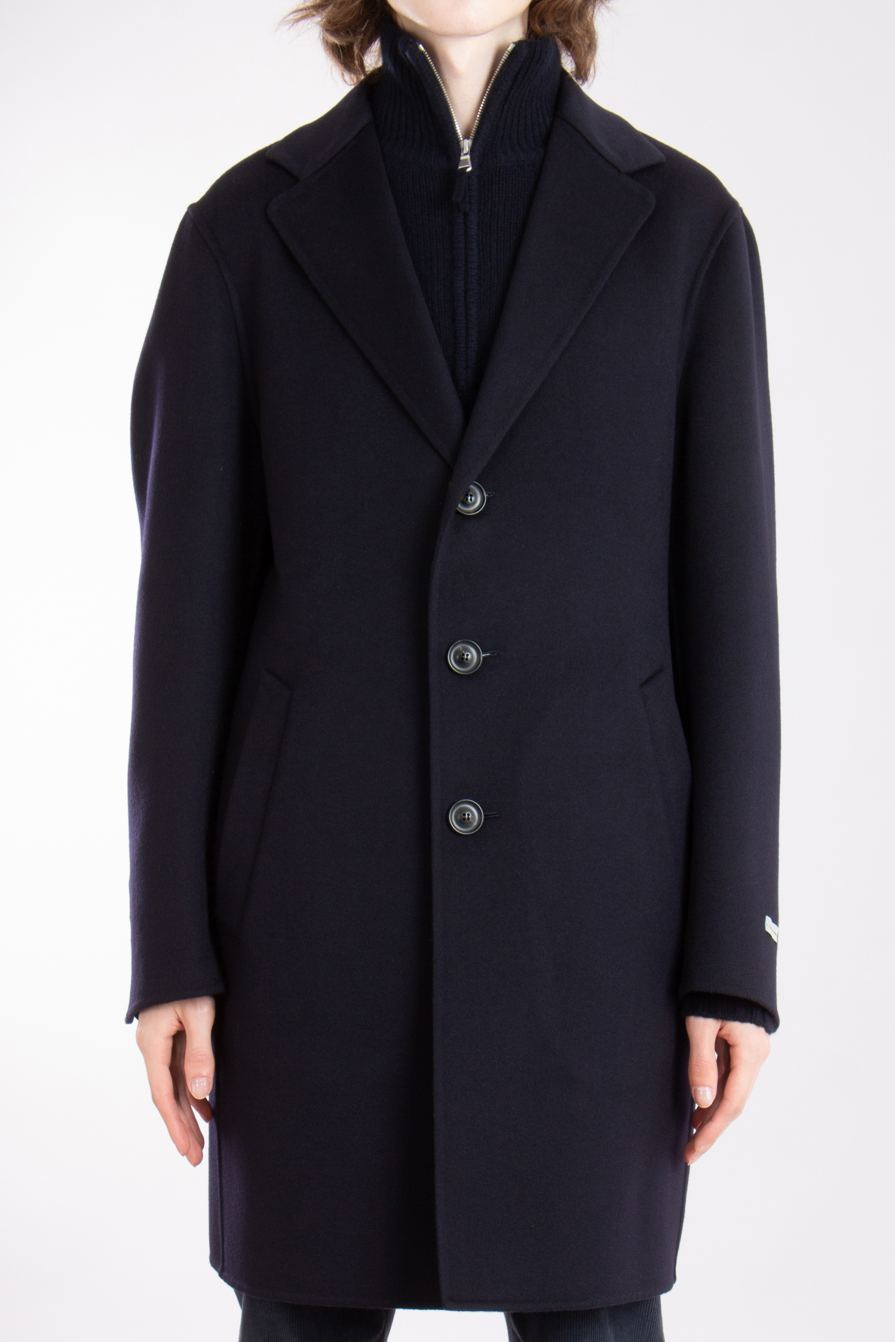 CANALI Double-Face Wool-Cashmere Blend Coat