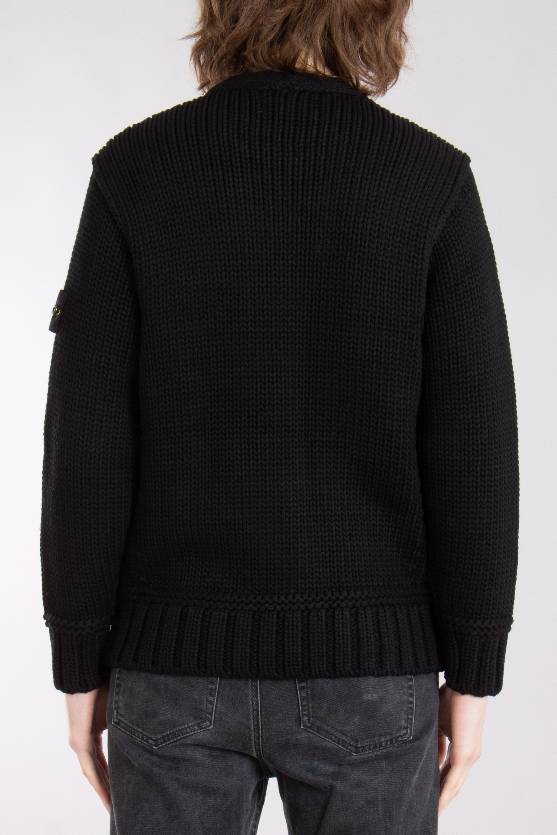 STONE ISLAND Chain Stitch Viscose-Nylon Sweater