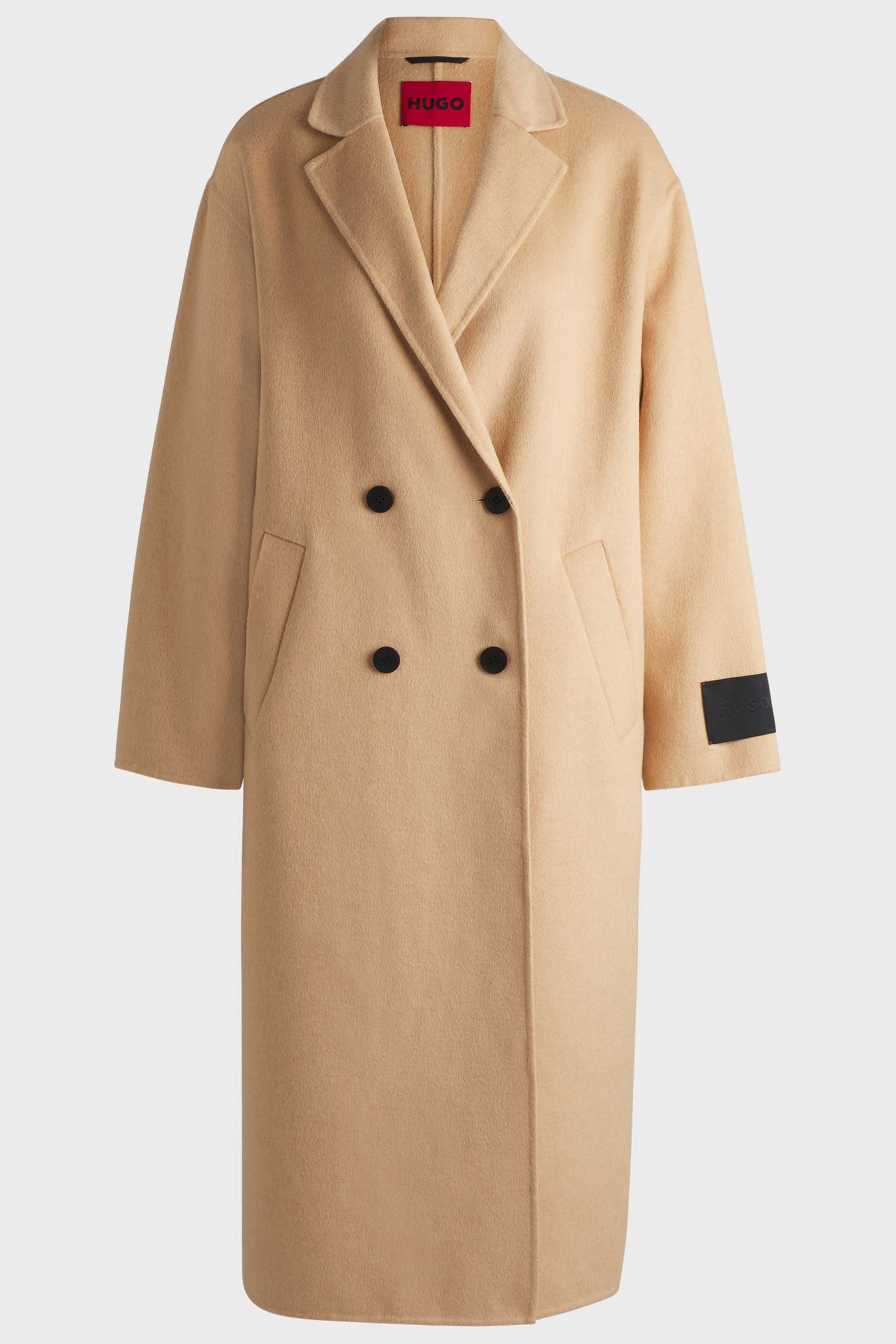 HUGO Oversized Double-Faced Wool Blend Coat Maneka