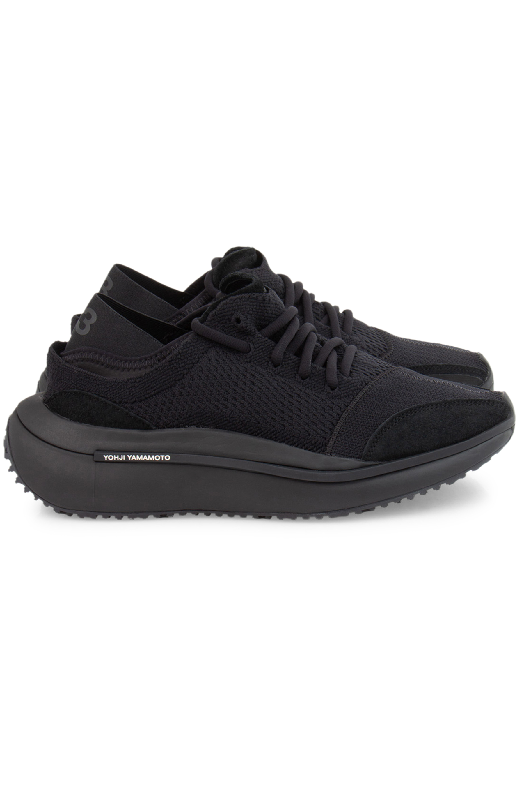 Y-3 Low-Top Knit Sneakers Qisan