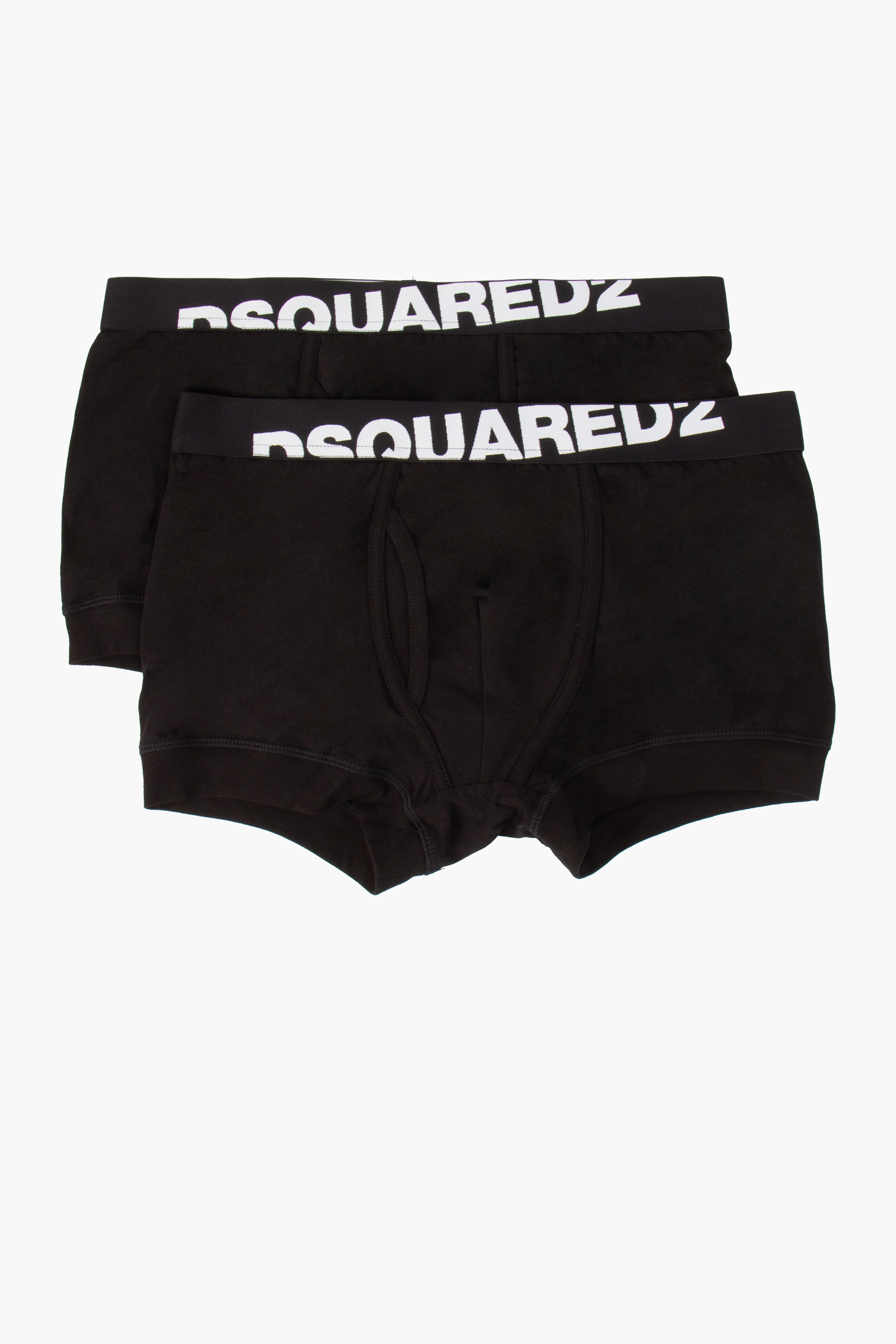 DSQUARED2 2-Pack Slanted Logo Cotton Stretch Trunks