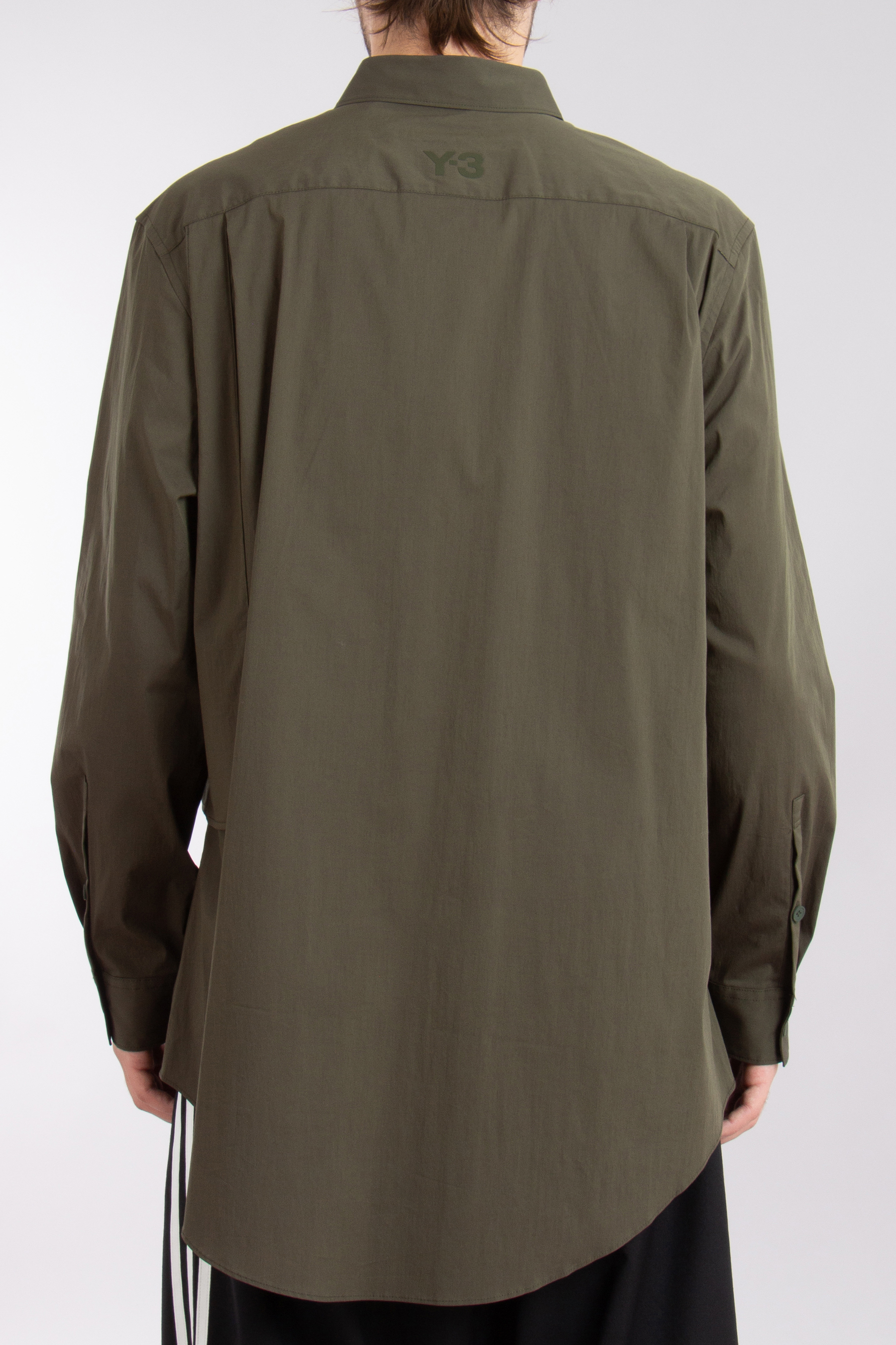 Y-3 Oversized Cotton-Nylon Stretch Overshirt