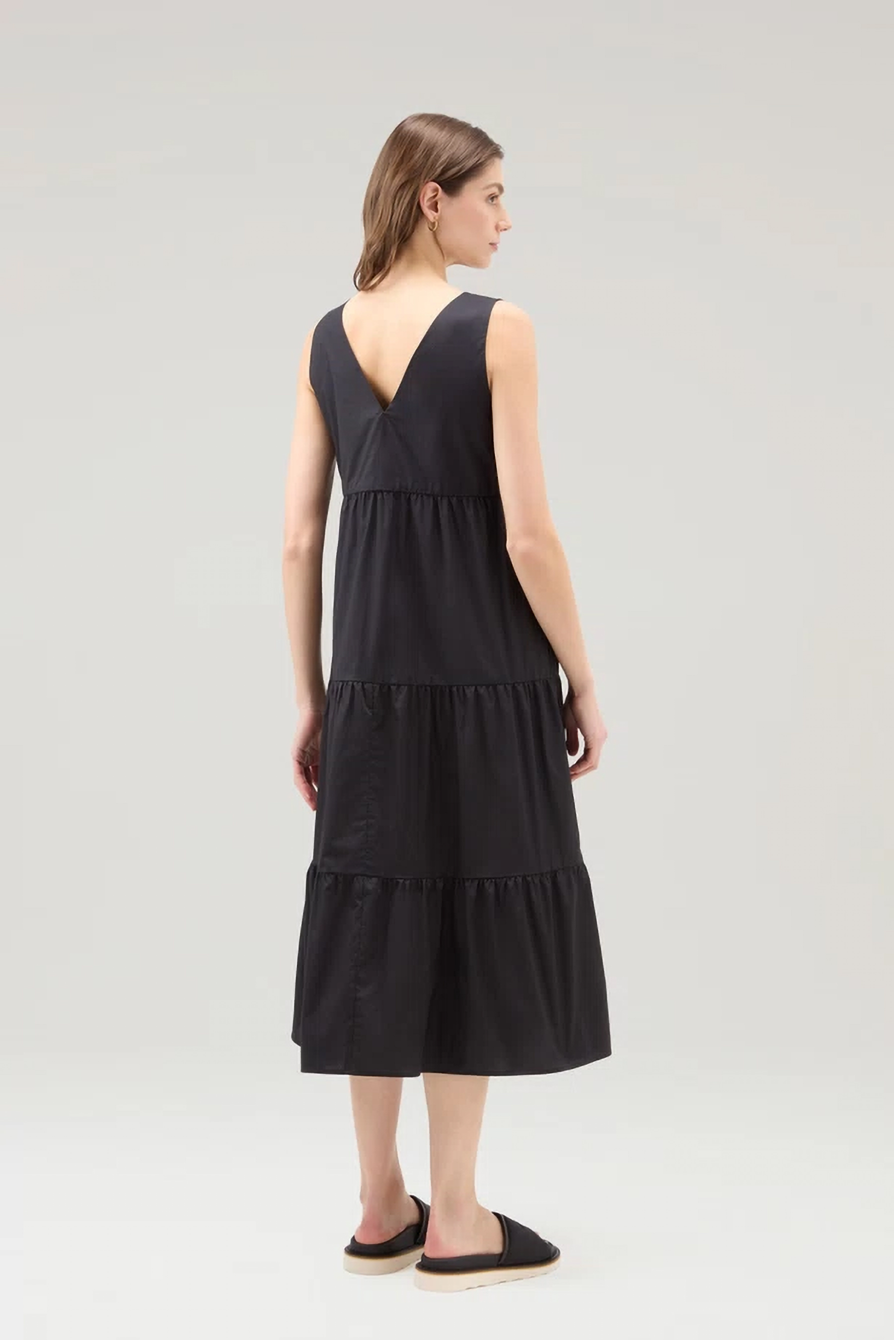 WOOLRICH Cotton Poplin Maxi Dress