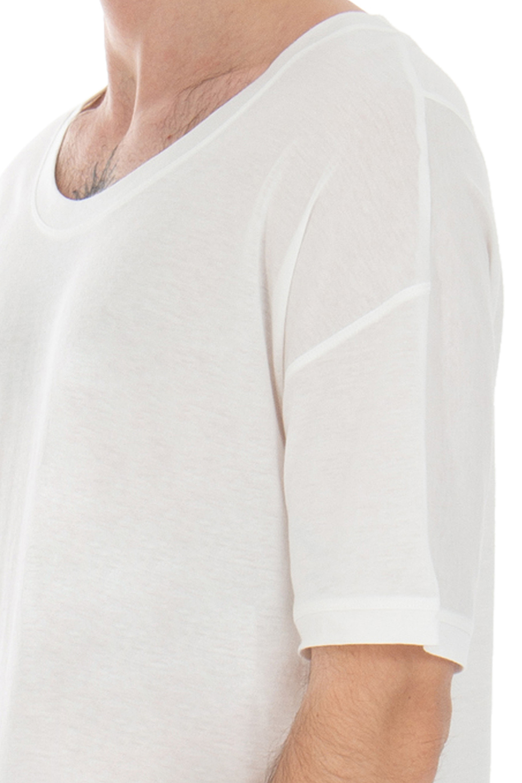 RE:VOLVER ATELIER Scoop Neck Cotton T-Shirt