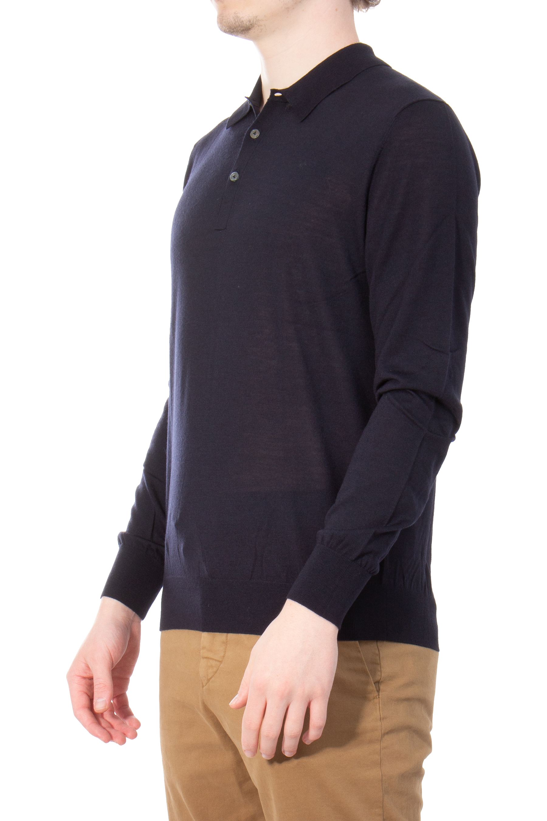 VAN LAACK Virgin Wool Knit Polo Sabri