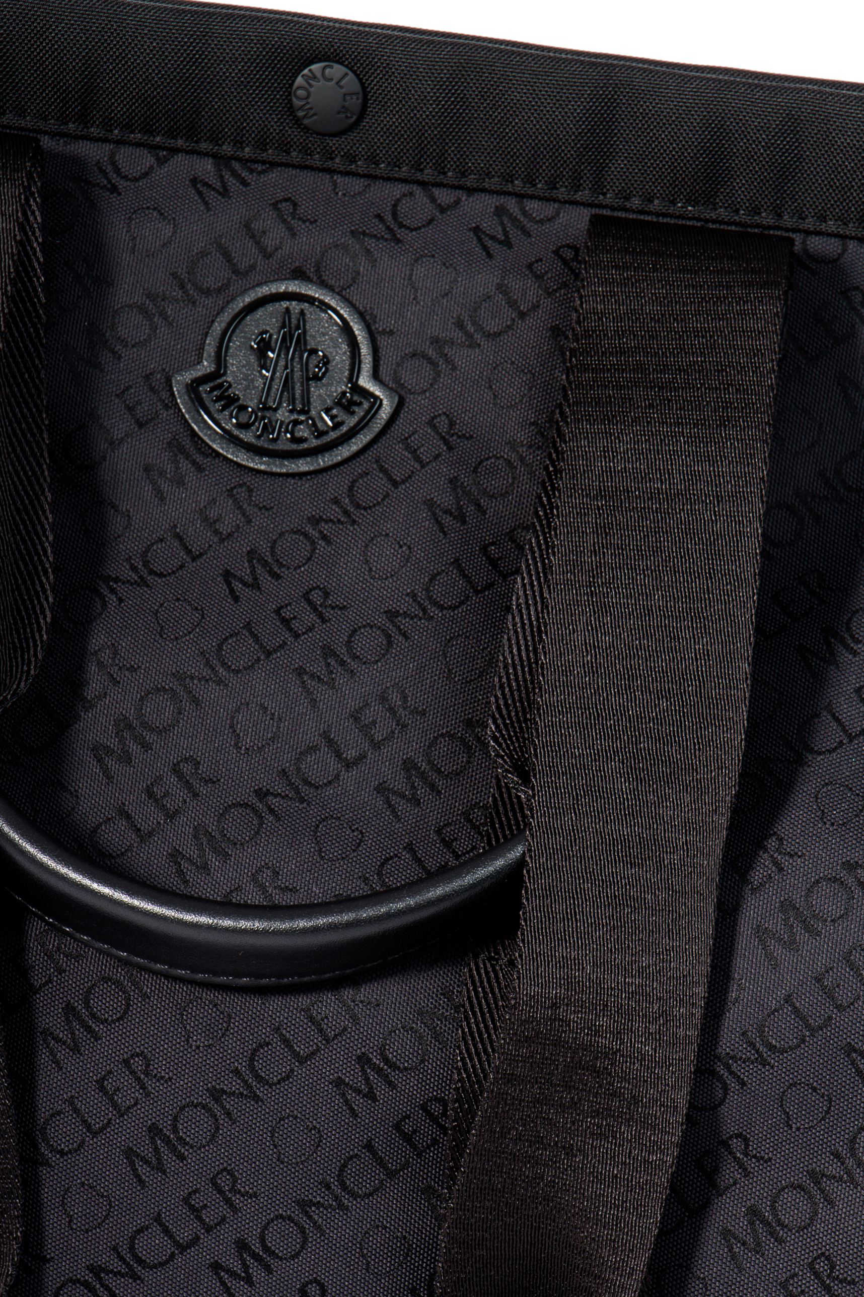 MONCLER Logo Nylon Tech Tote Bag