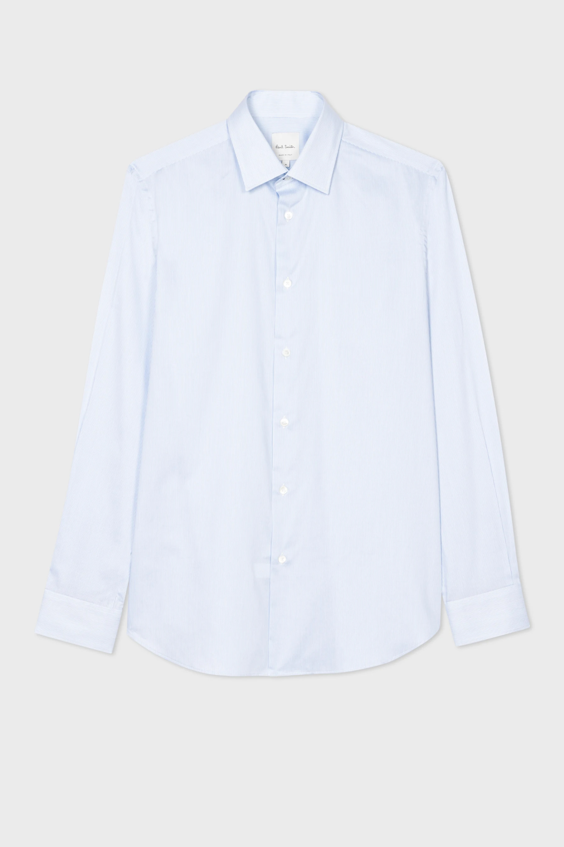 PAUL SMITH Tailored Fit Fine Stripe Cotton Shirt