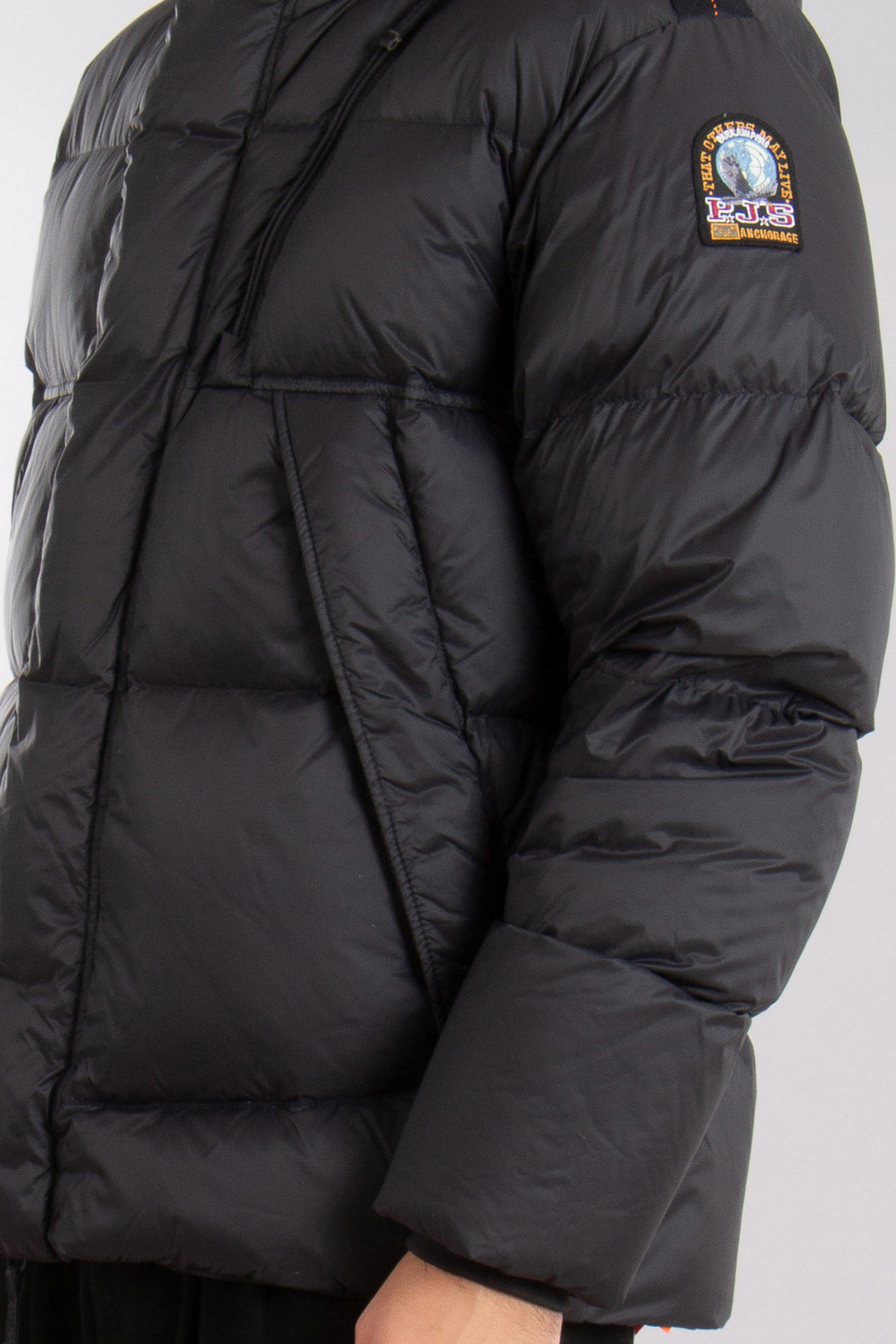 PARAJUMPERS Nylon Hooded Down Jacket Cloud