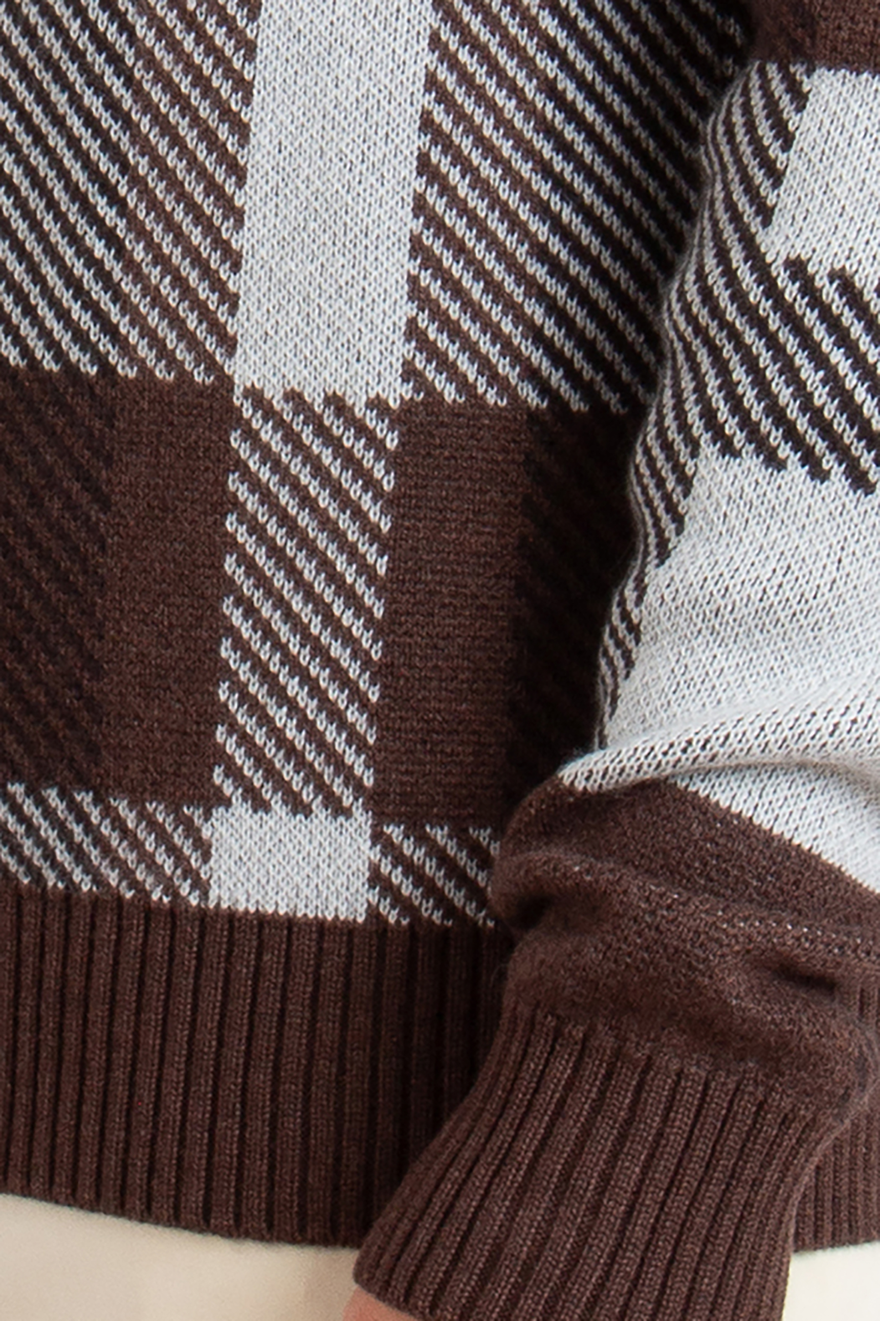 KITON Patterned Cashmere Blend Sweater