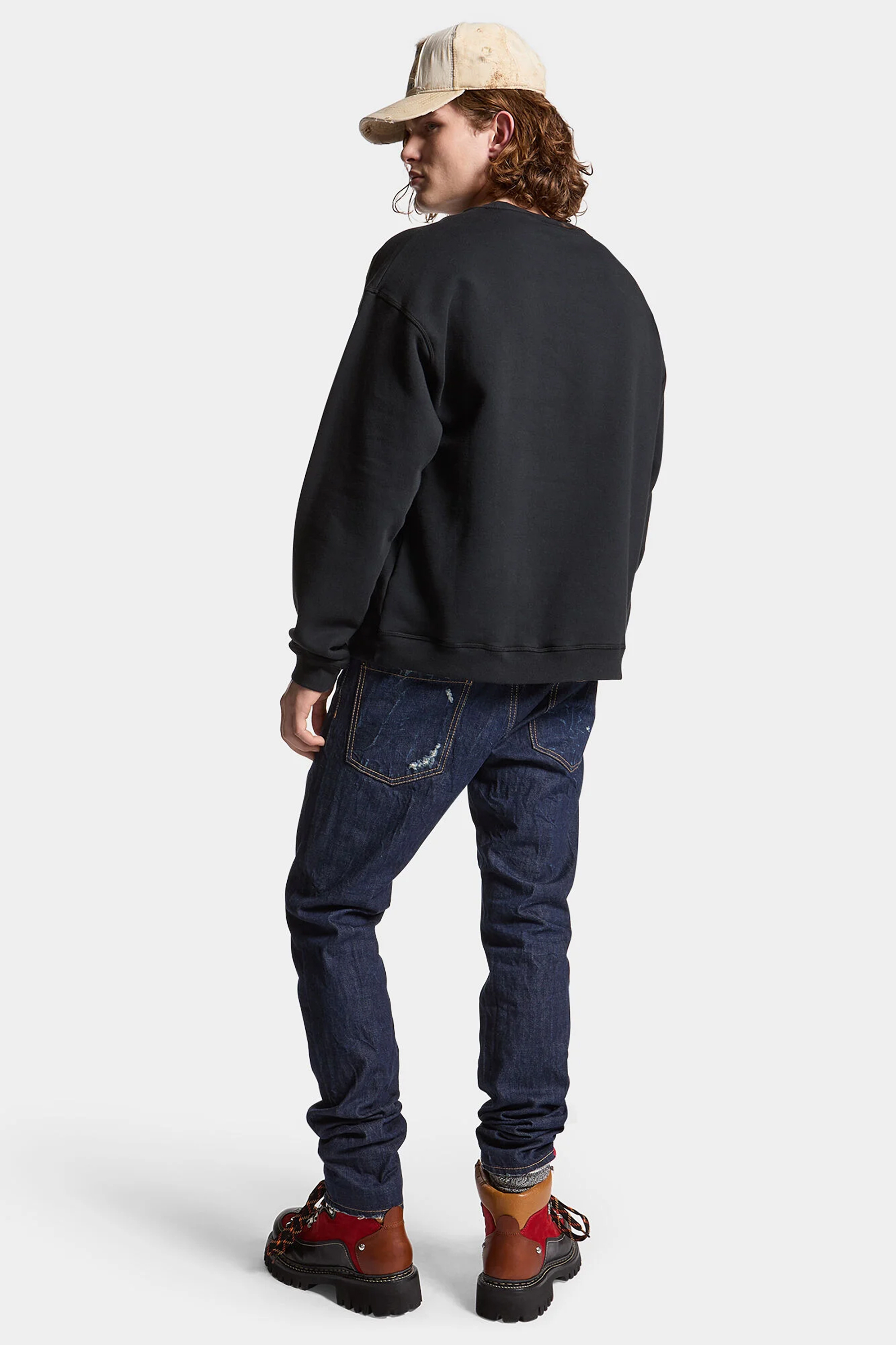 DSQUARED2 Dark Crinkle Wash Cool Guy Jeans