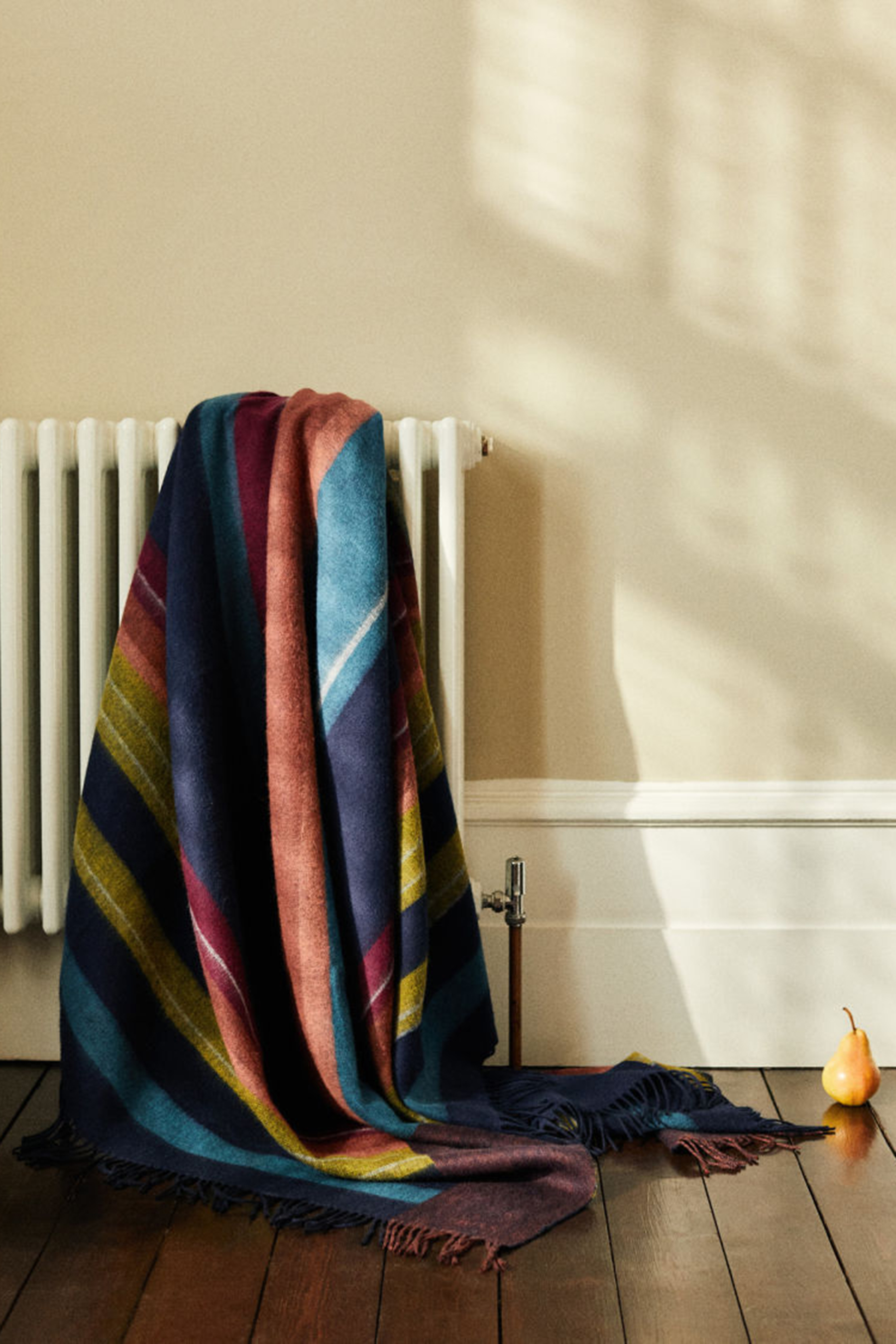 PAUL SMITH Faded Edge Lambswool Blanket