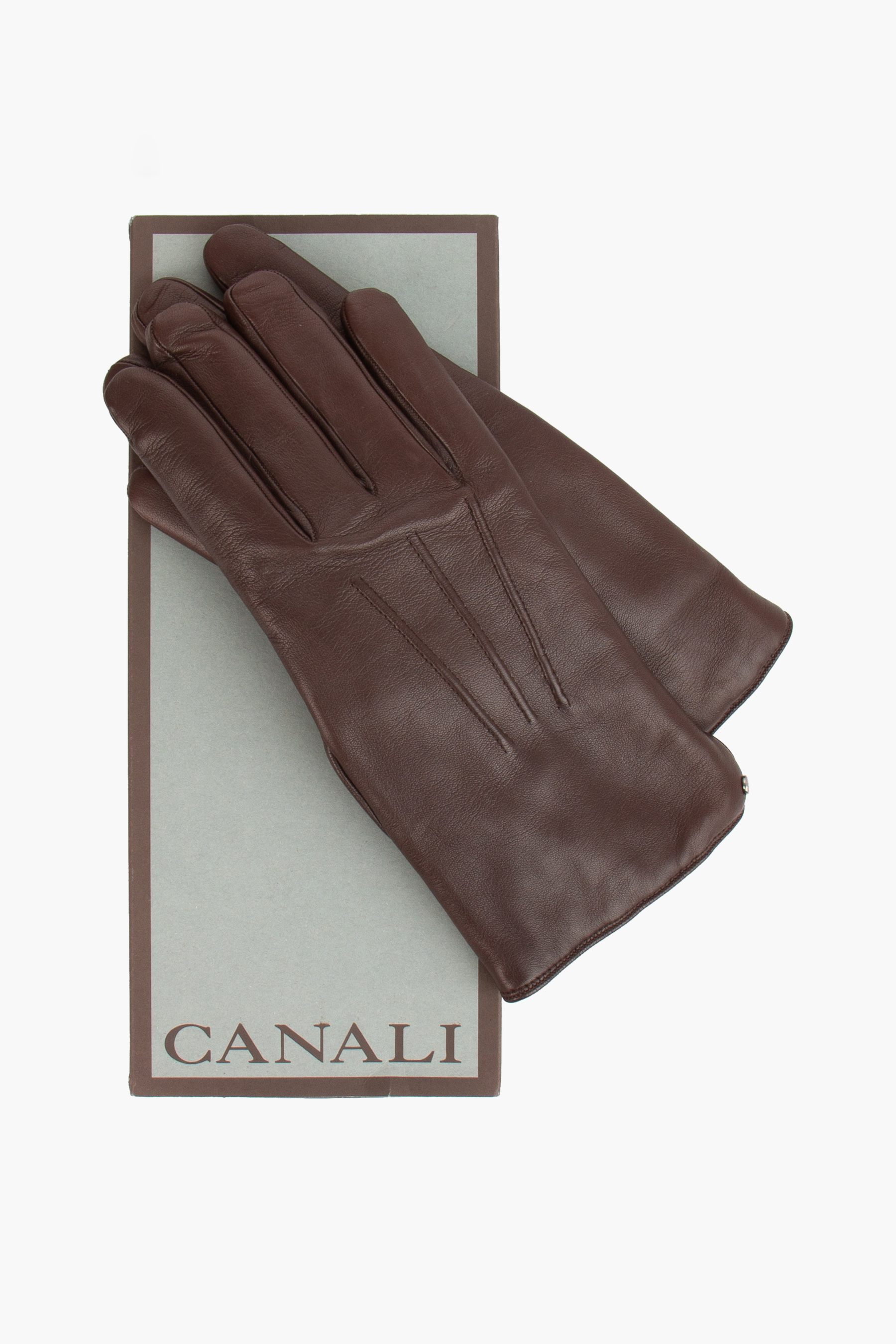 CANALI Sheepskin Leather Gloves