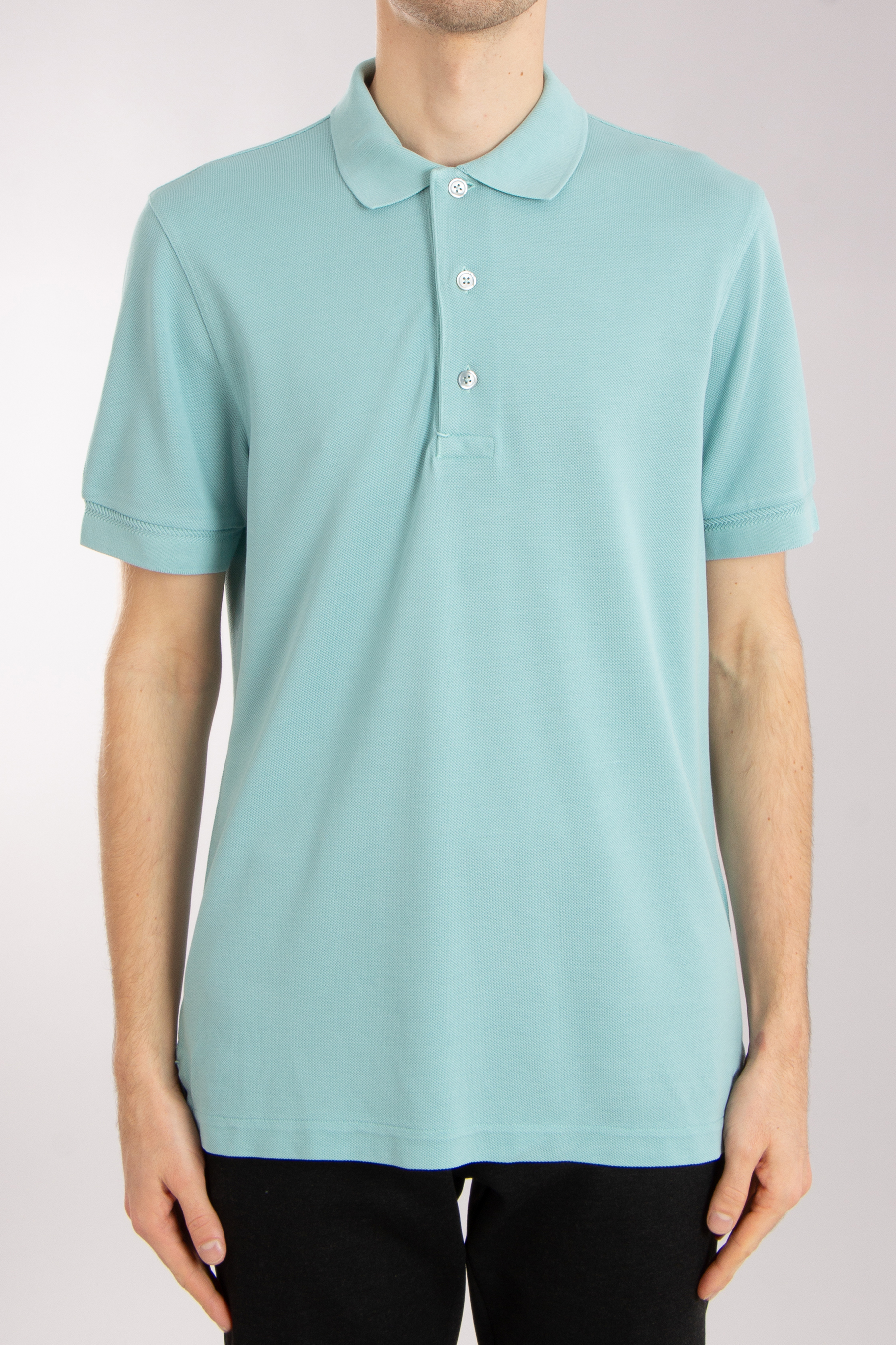 TOM FORD Garment-Dyed Lyocell-Cotton Piqué Polo Shirt