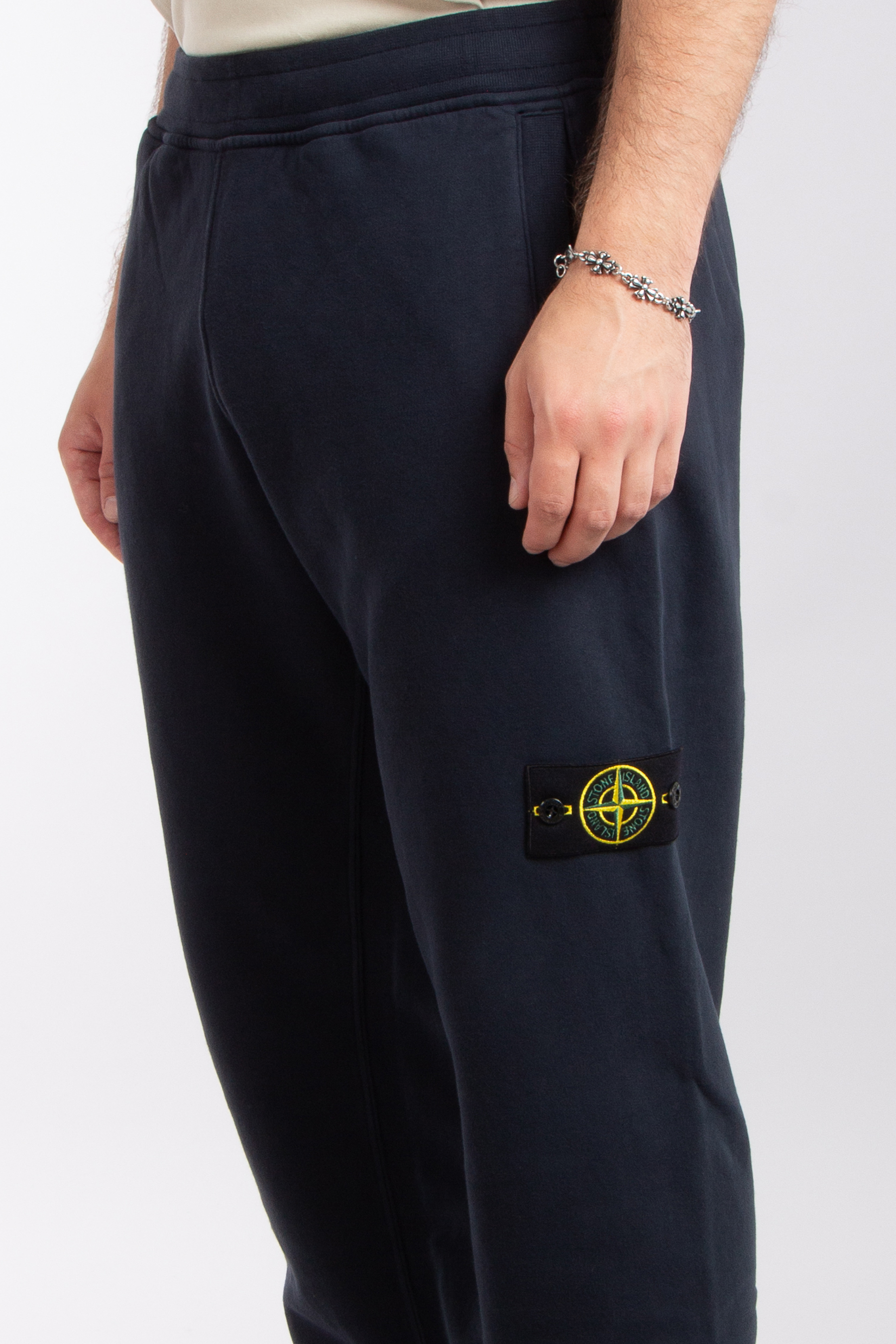 STONE ISLAND Brushed Organic Cotton Fleece Sweatpants