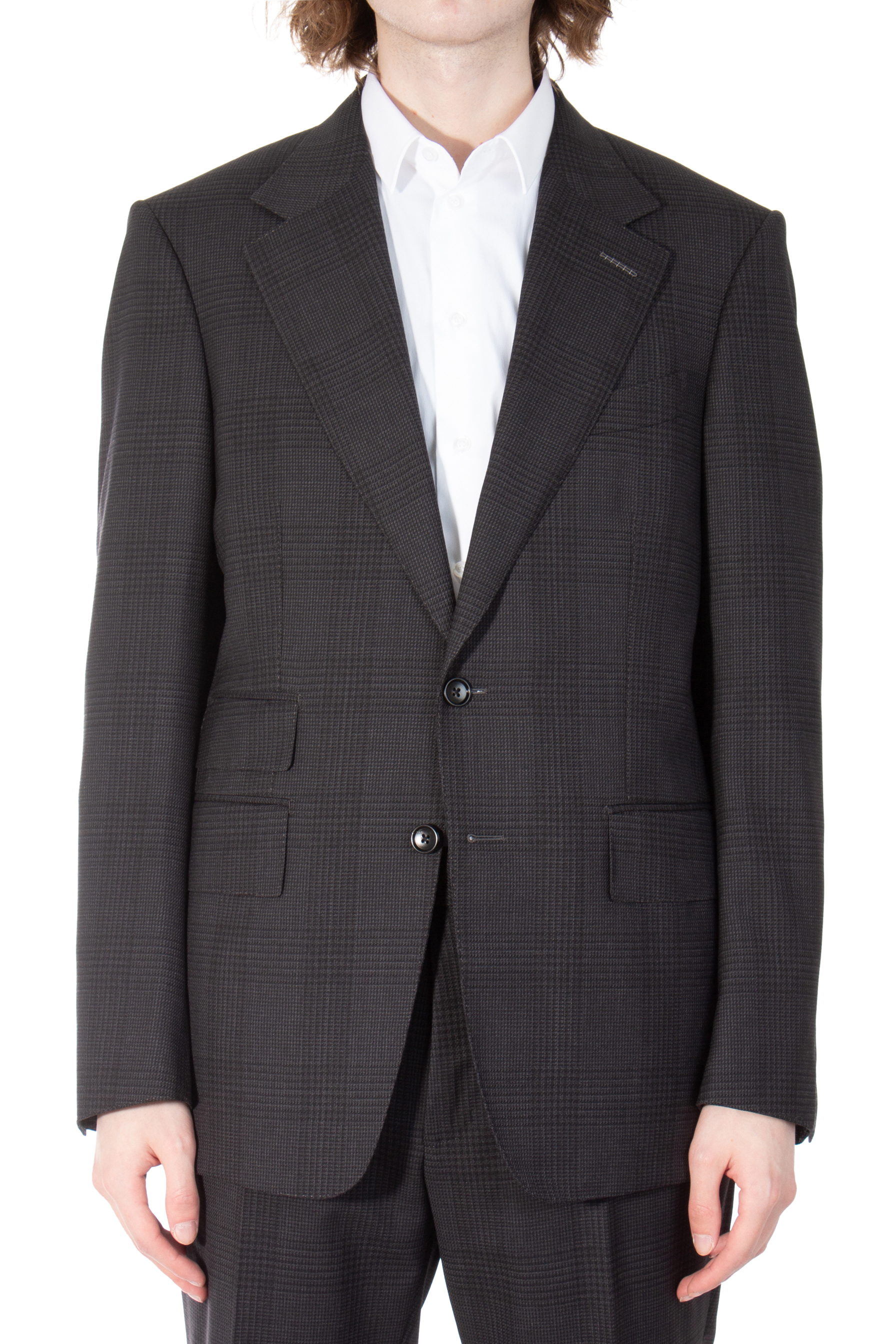 TOM FORD Checked Wool Suit Shelton