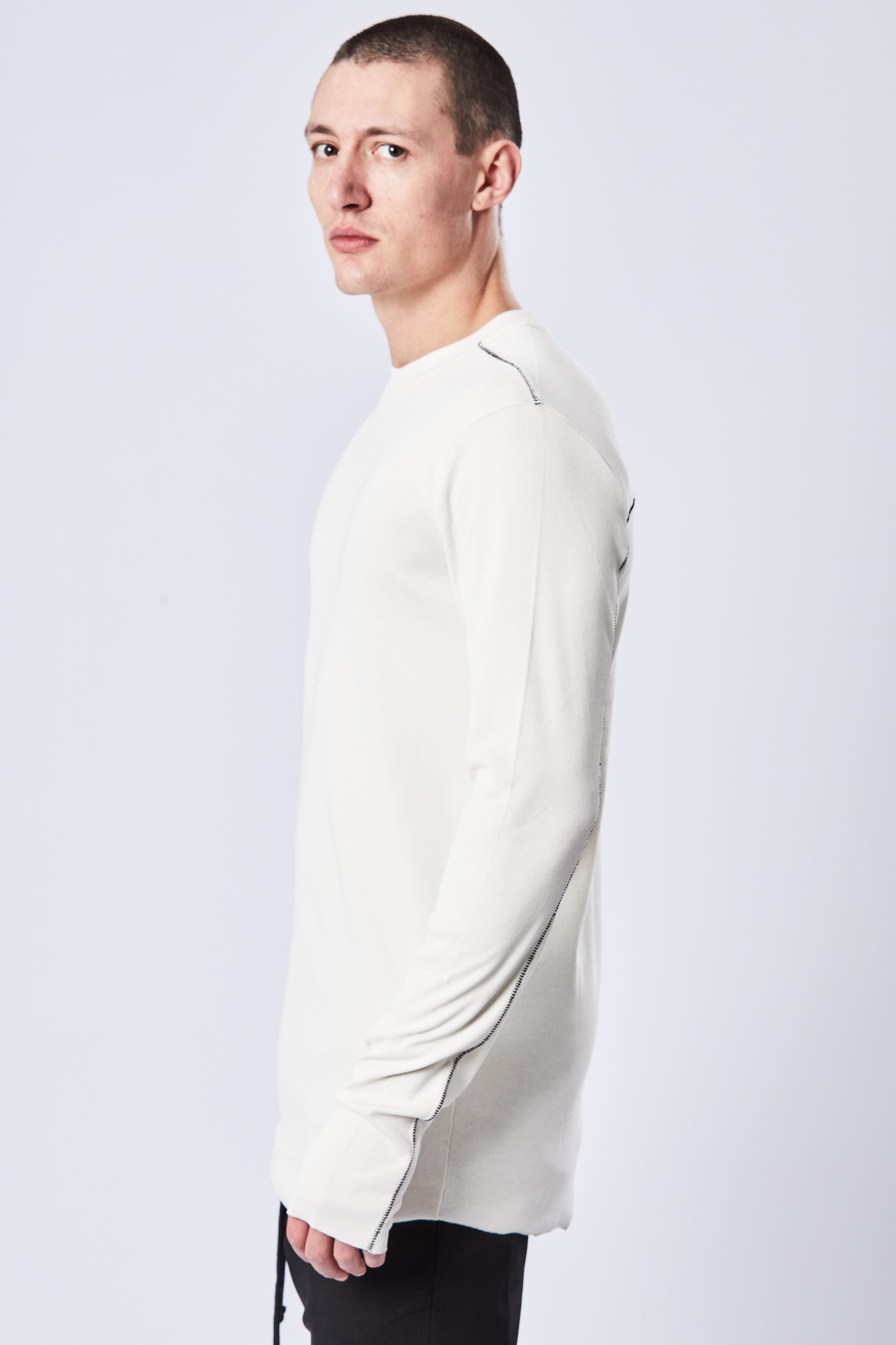 THOM KROM Ribbed Modal Stretch Longsleeve 