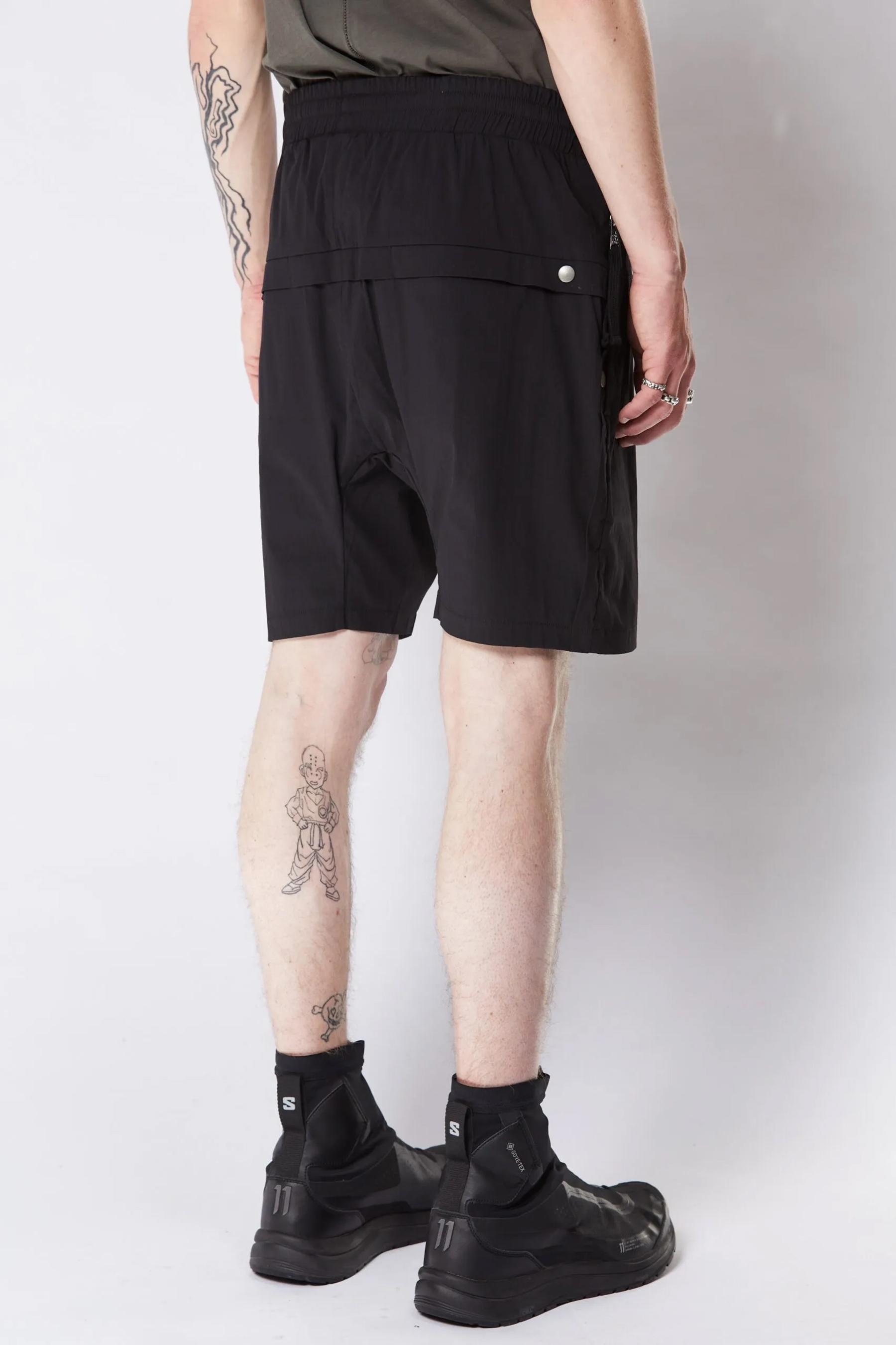 THOM KROM Woven Stretch Cotton Shorts