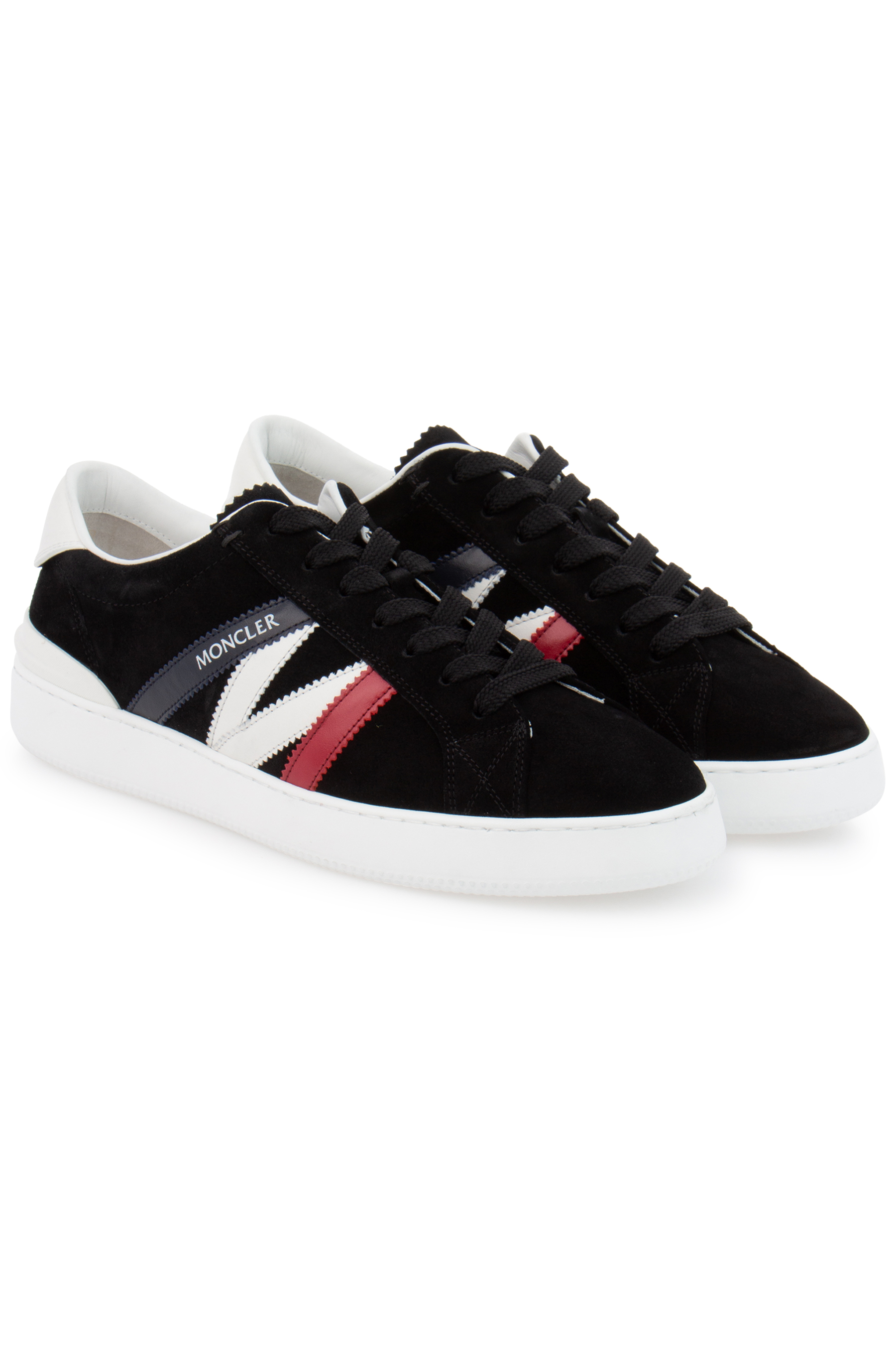 MONCLER Low Suede Sneakers Monaco M