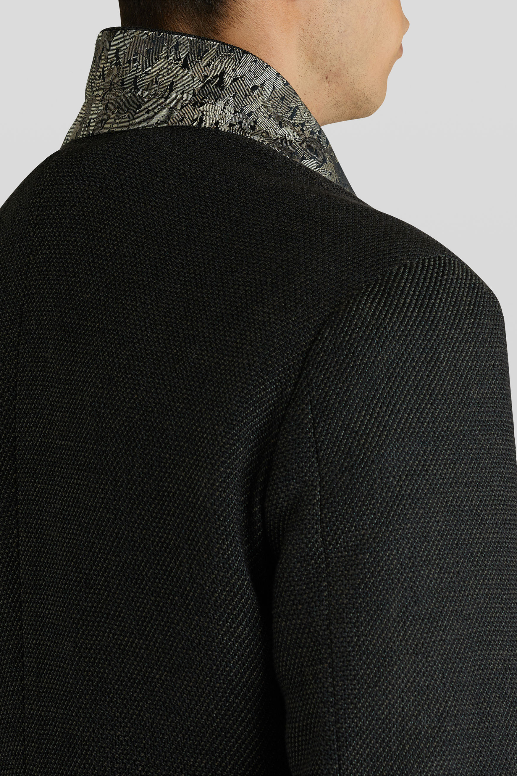 ETRO Deconstructed Cotton Blend Tailored Blazer