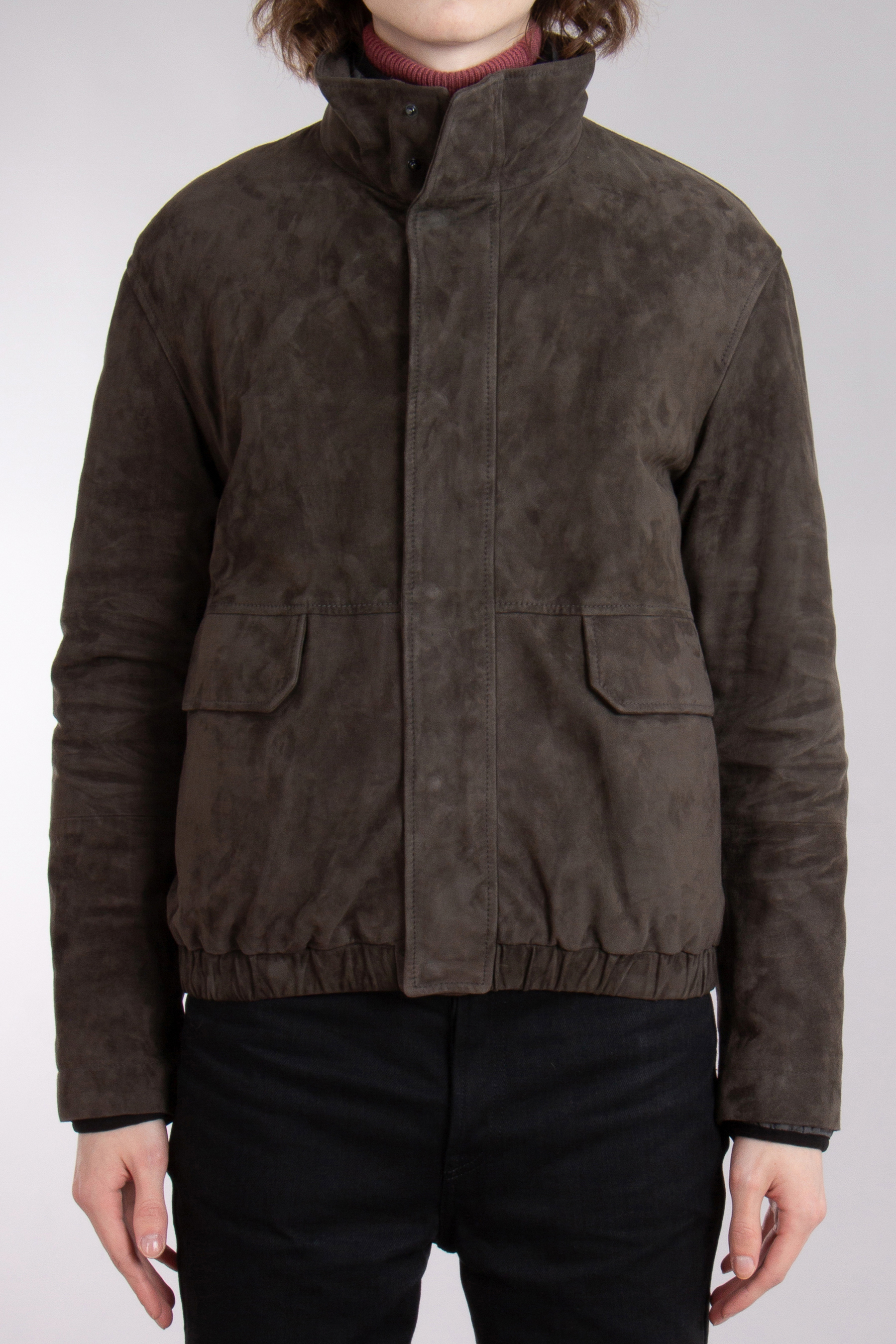 EMPORIO ARMANI 3-in-1 Goat Suede Jacket