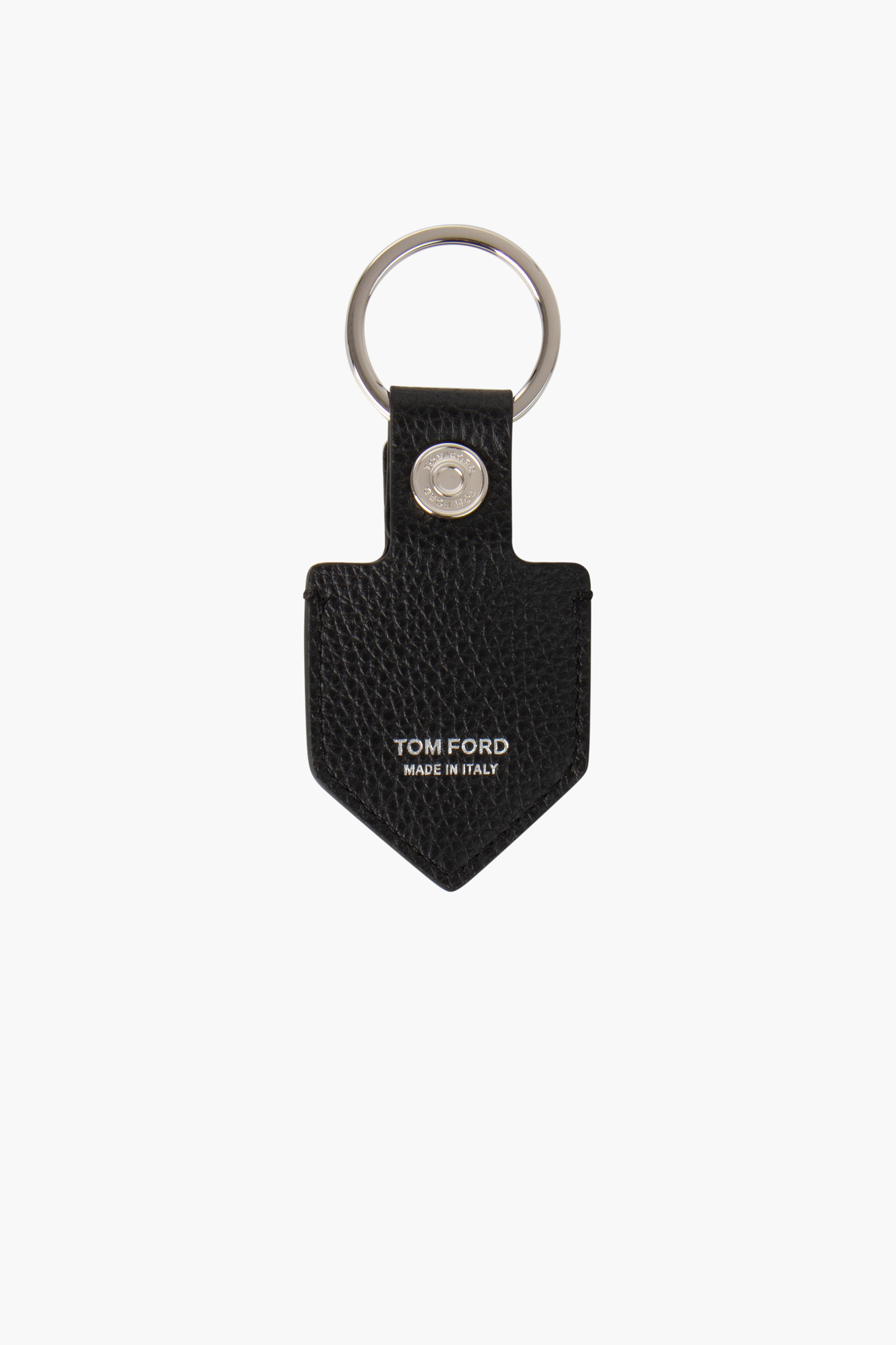 TOM FORD Grained Leather AirTag Key Ring