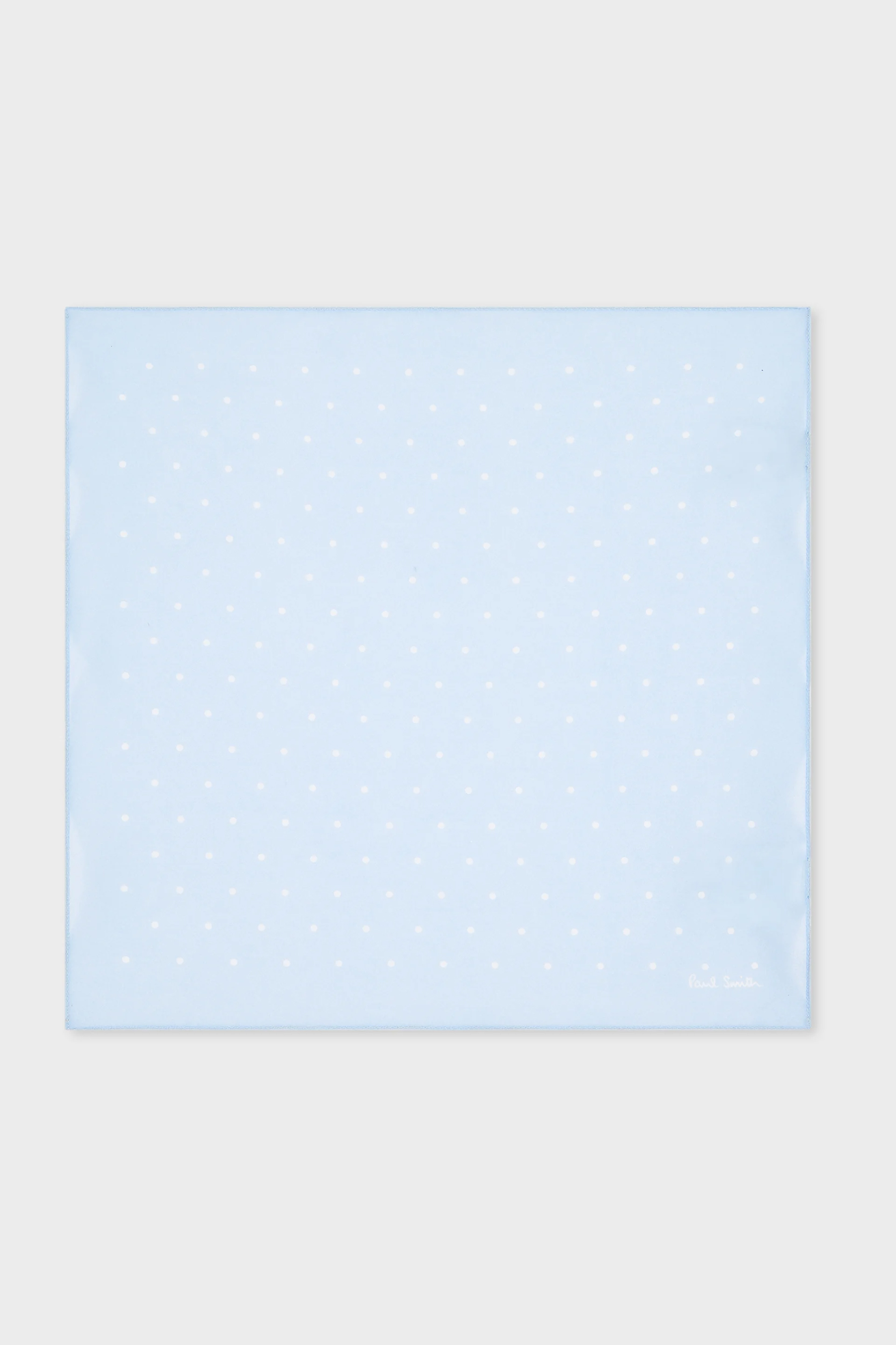 PAUL SMITH Polka Dot Cotton Pocket Square