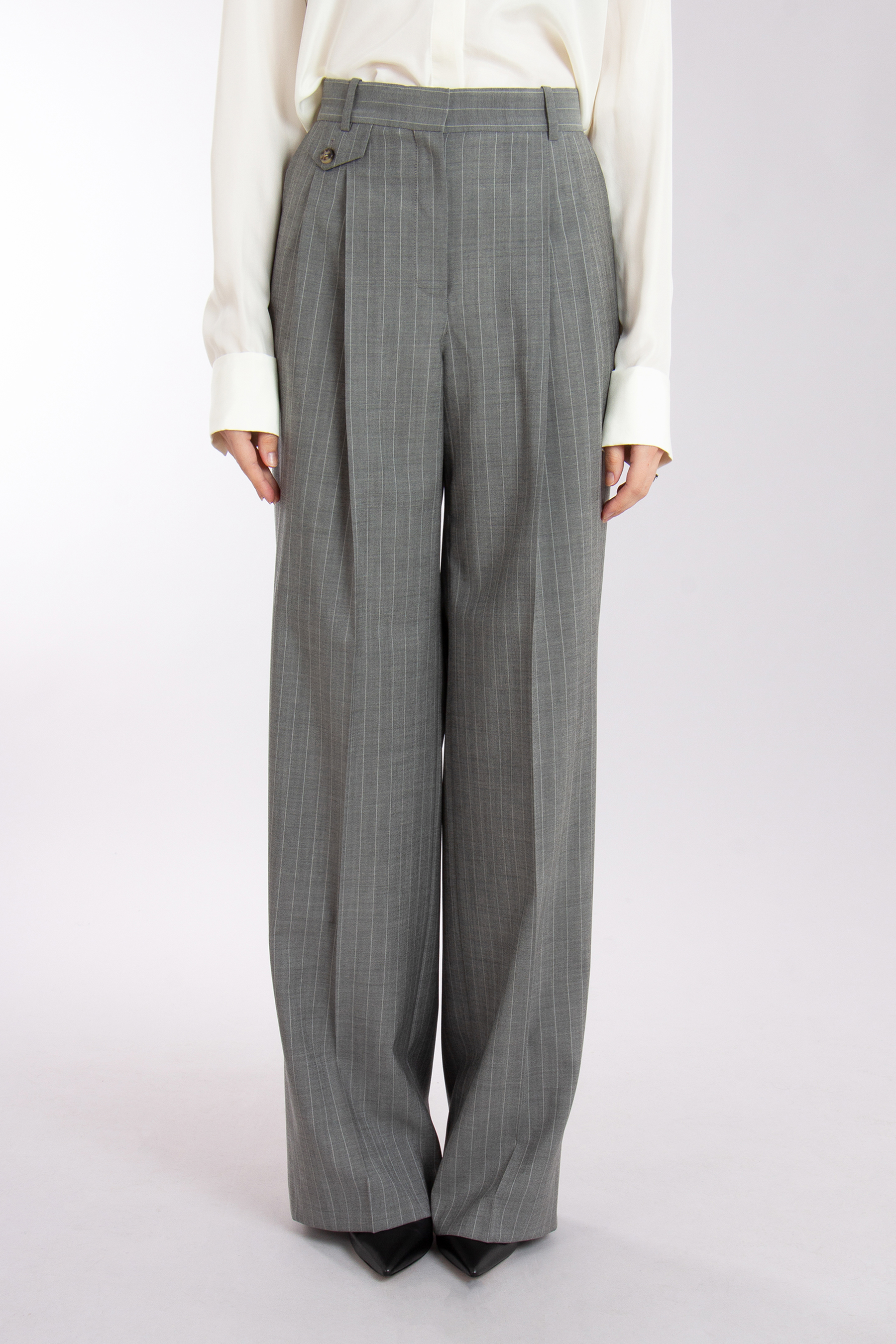 BOSS Striped Wool Pants Tetiama