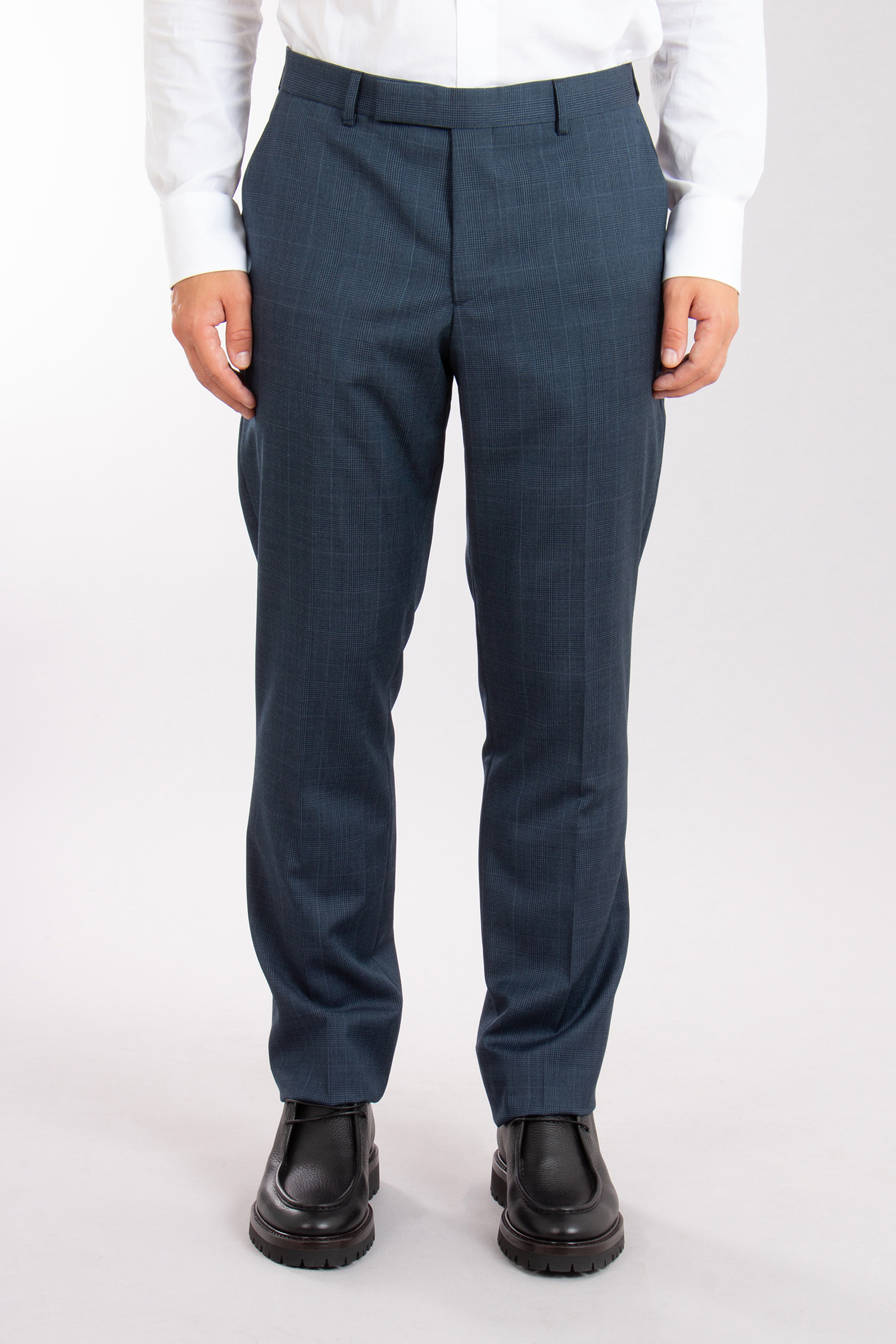 PAUL SMITH Tailored Fit Checked Wool Suit