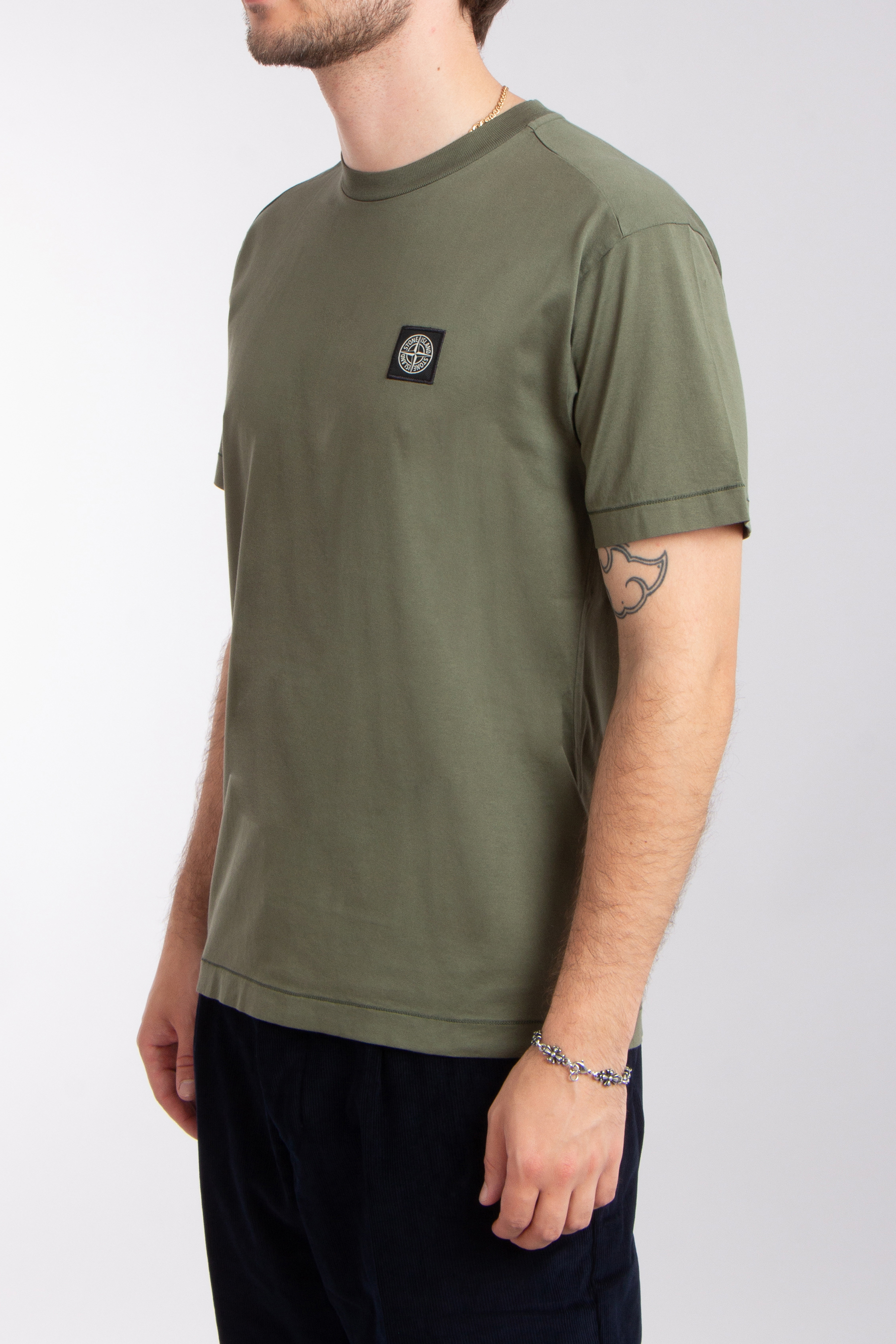 STONE ISLAND Cotton Jersey T-Shirt