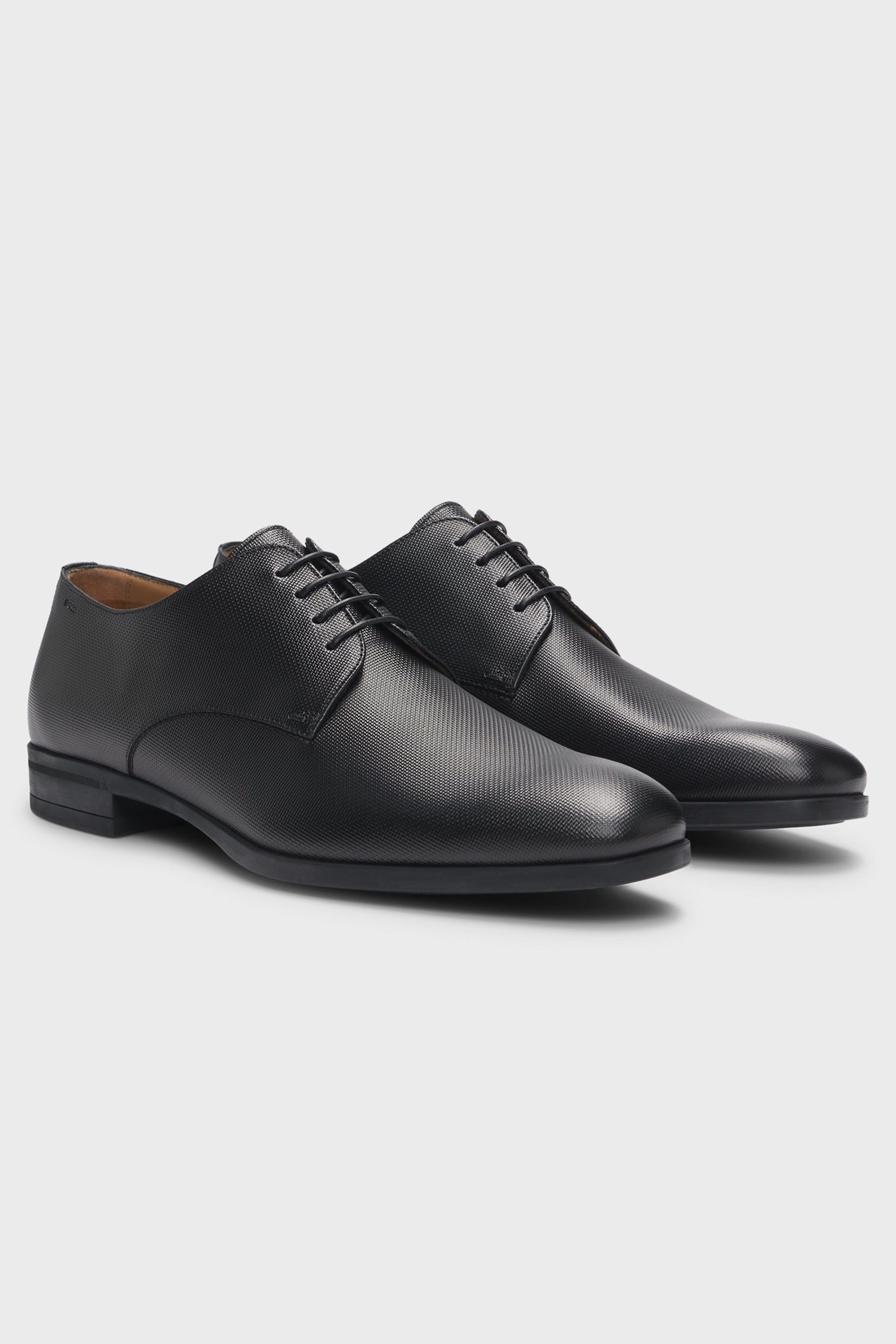 Structured Leather Derby Shoes Kensington