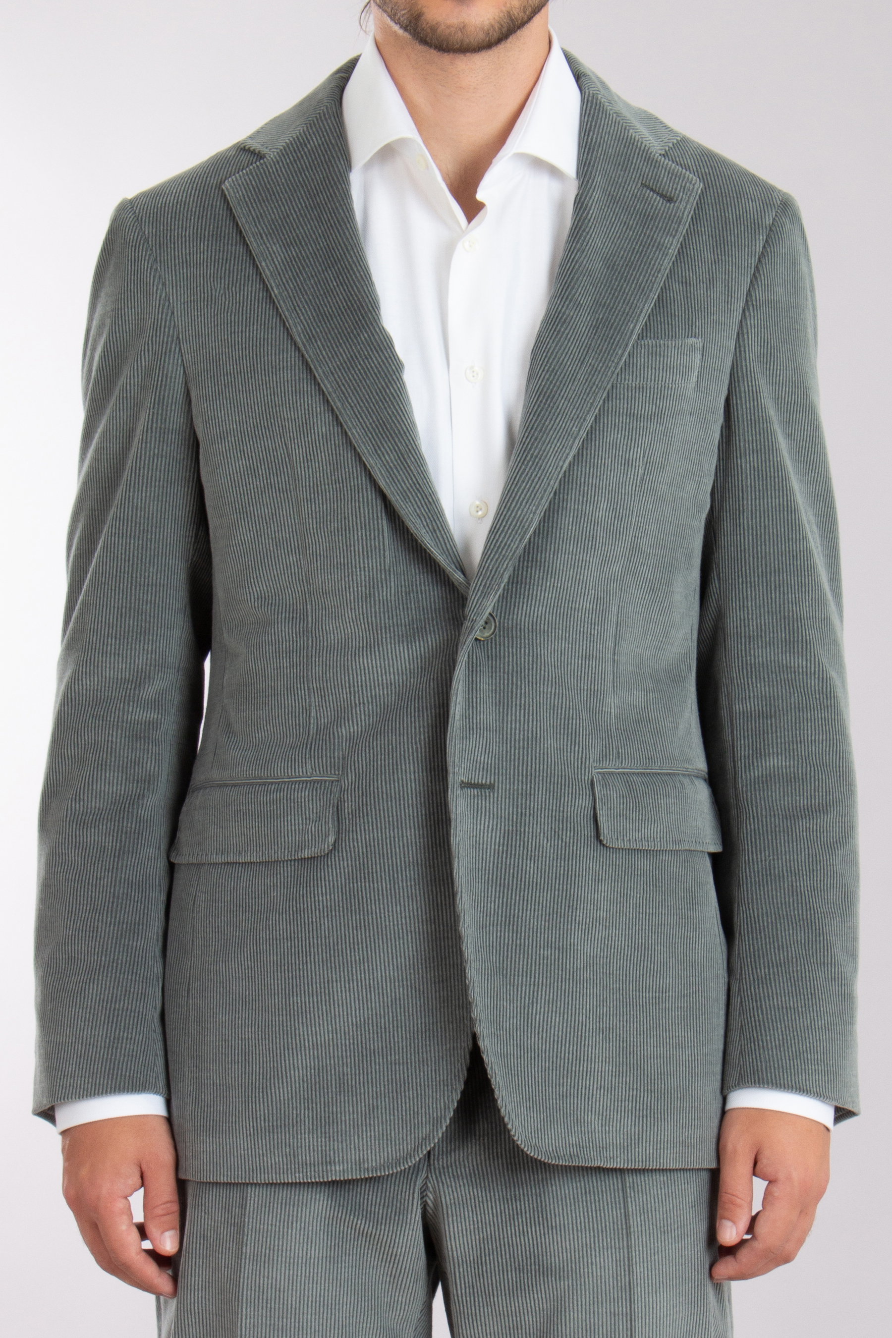 CANALI Cotton-Cashmere-Stretch Corduroy Suit Kei