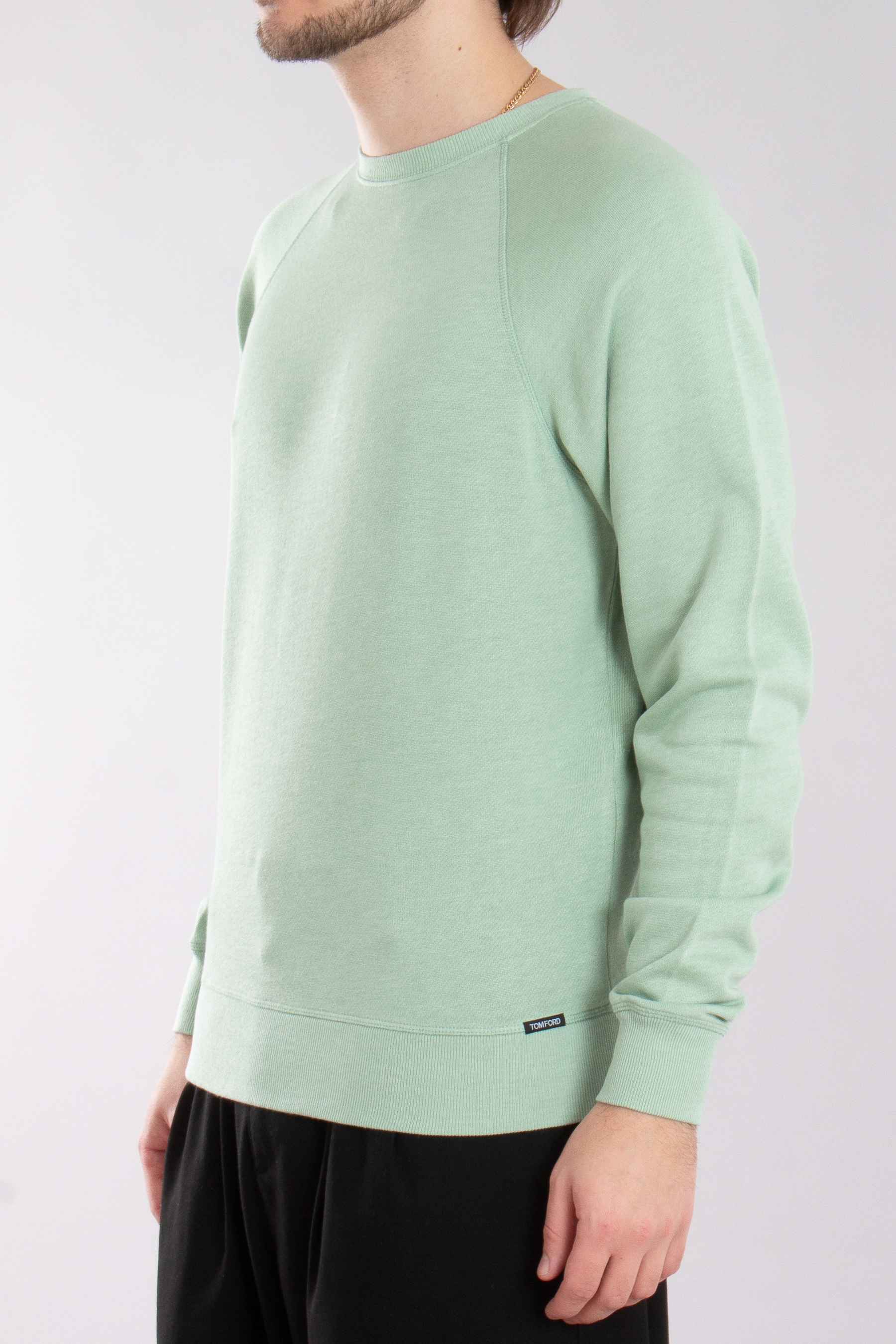 TOM FORD Gament-Dyed Cotton Blend Sweatshirt