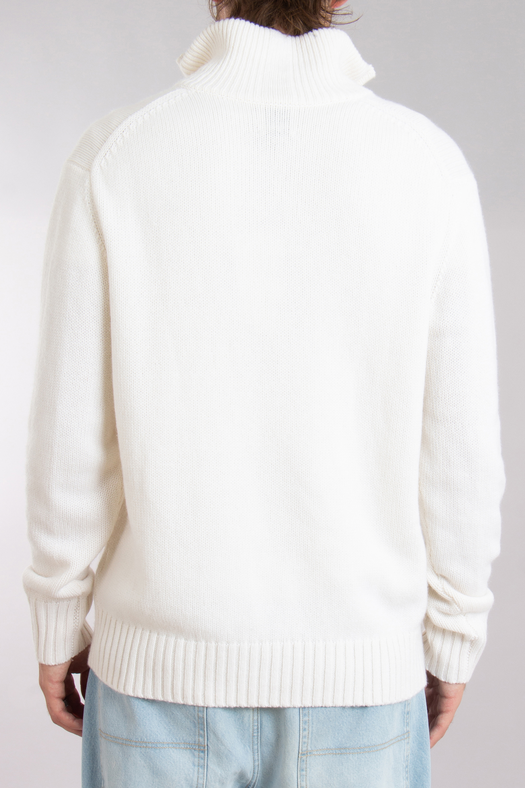 ALLUDE Cashmere Half Zip Sweater