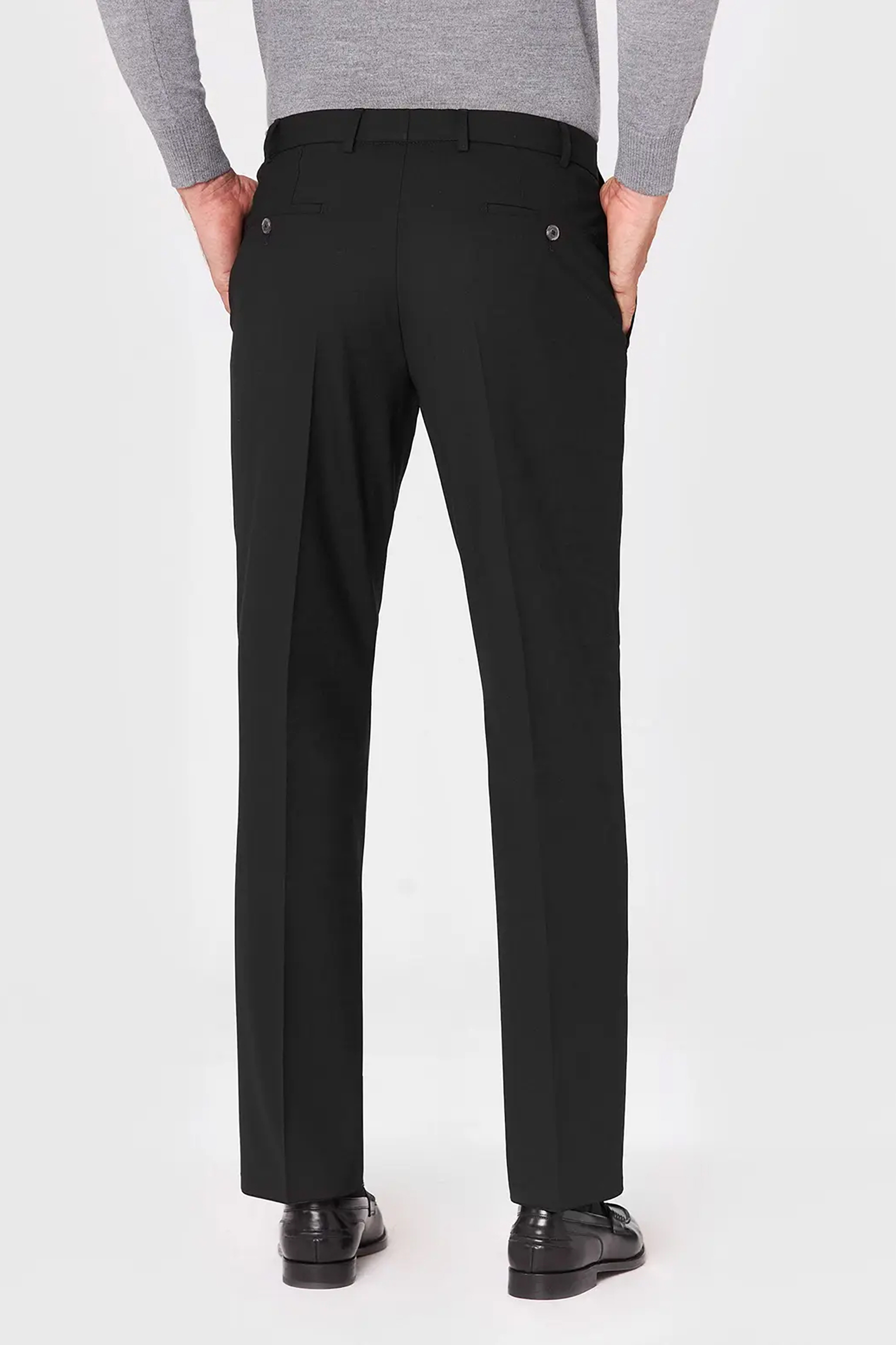 HILTL Virgin Wool Stretch Pants Piacenza