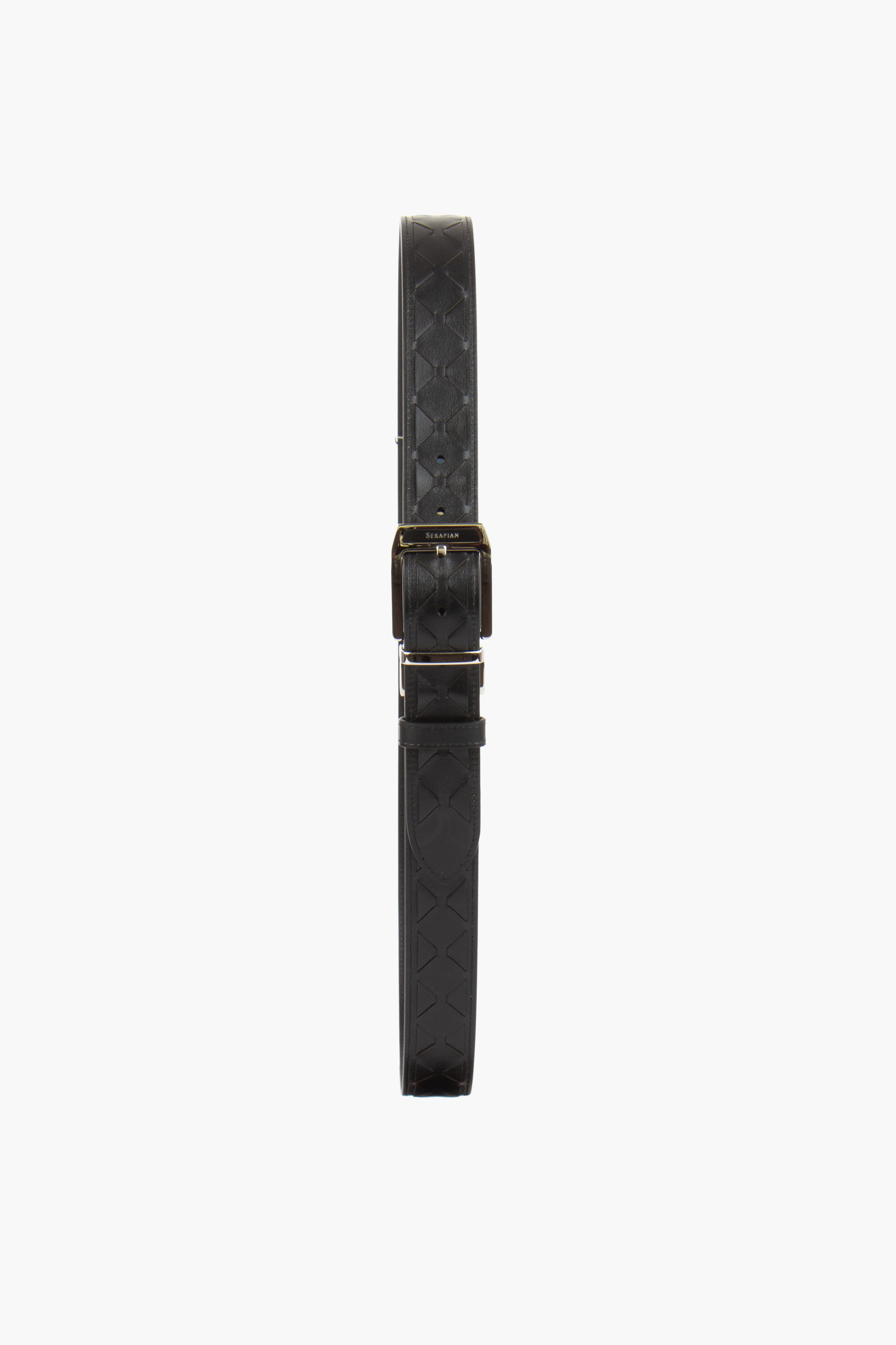 SERAPIAN Mosaico Leather Belt