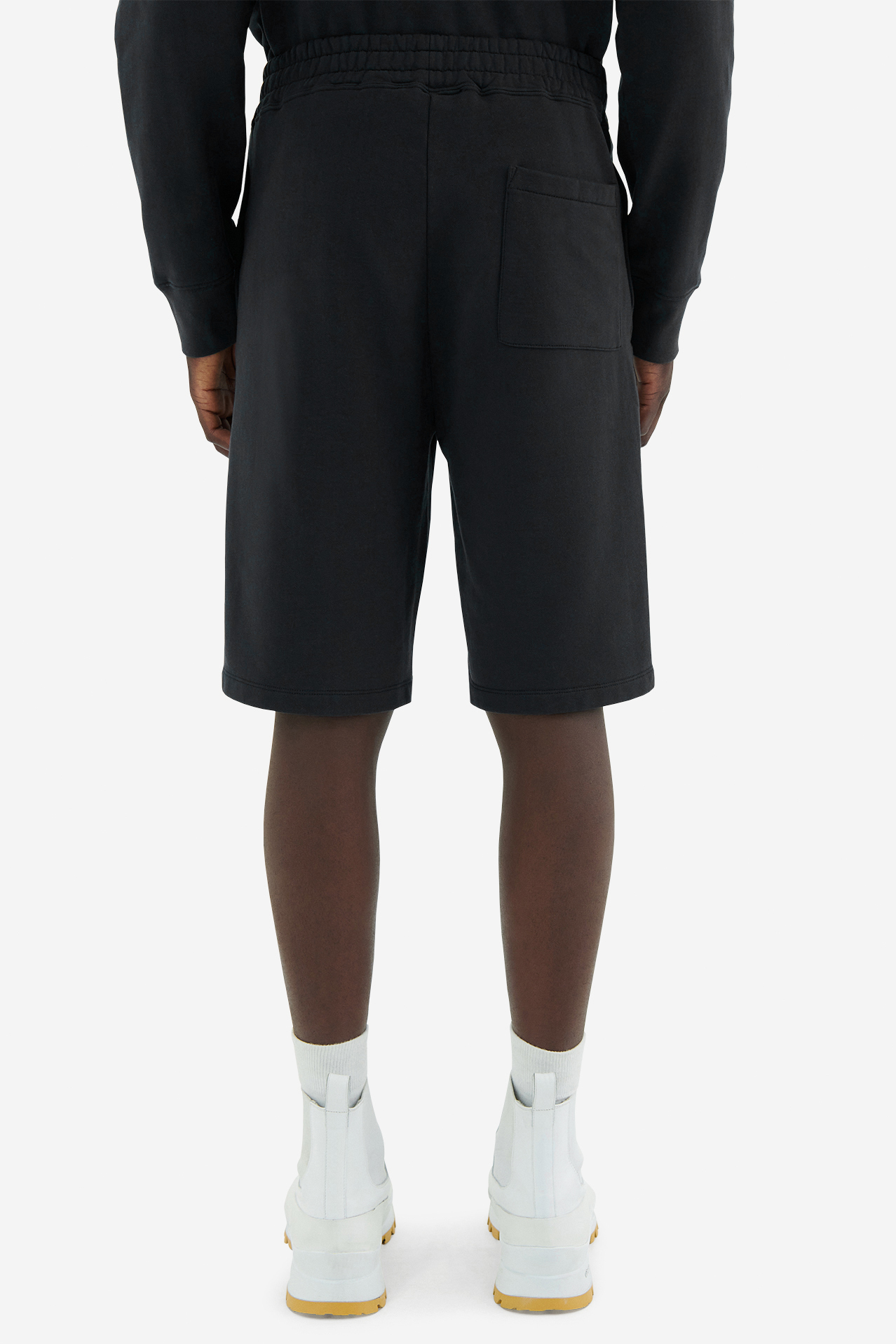 MAISON KITSUNÉ Rue De Richelieu Cotton Jog Bermuda Shorts