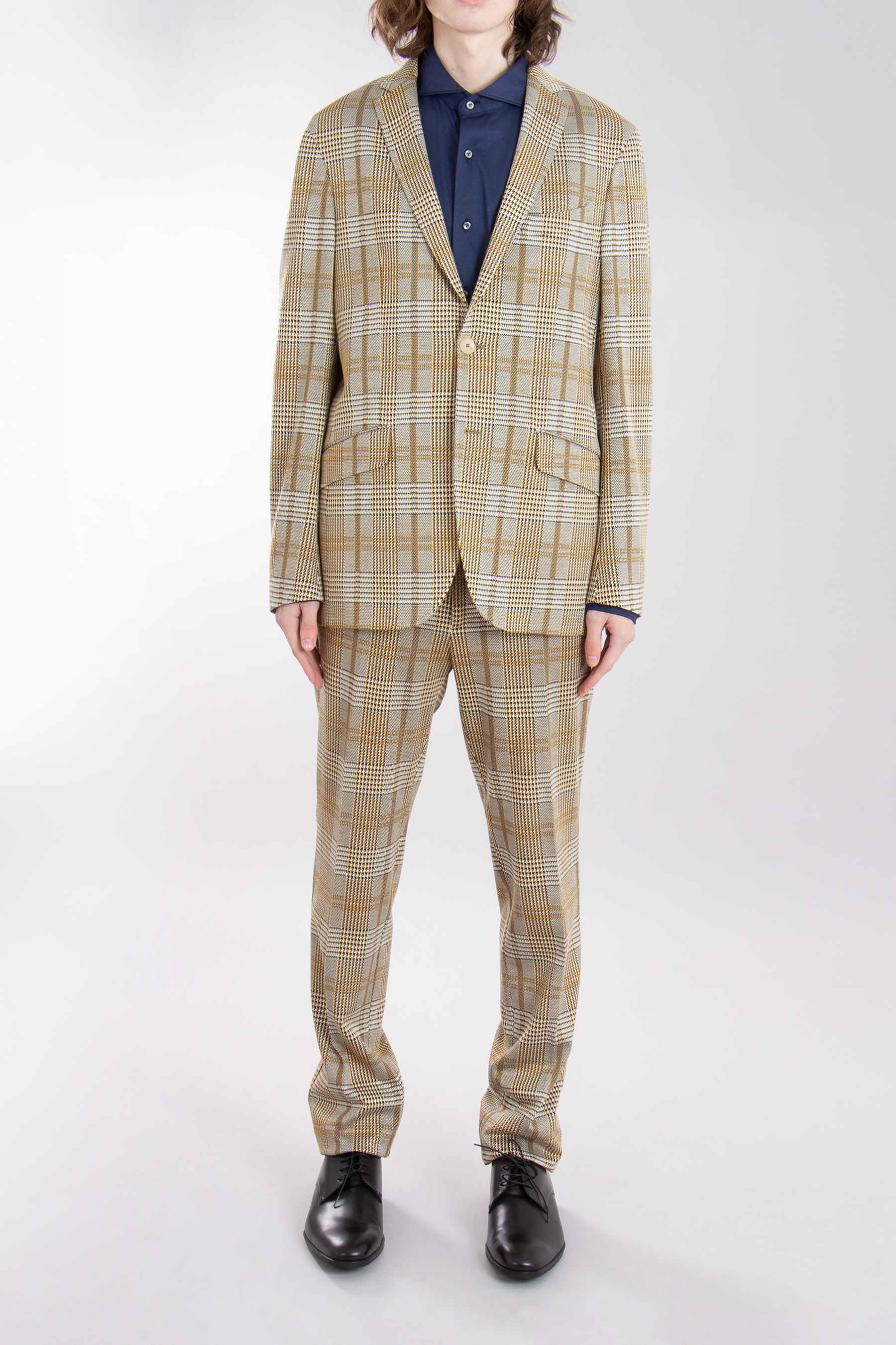 ETRO Checked Viscose-Nylon Stretch Jacket