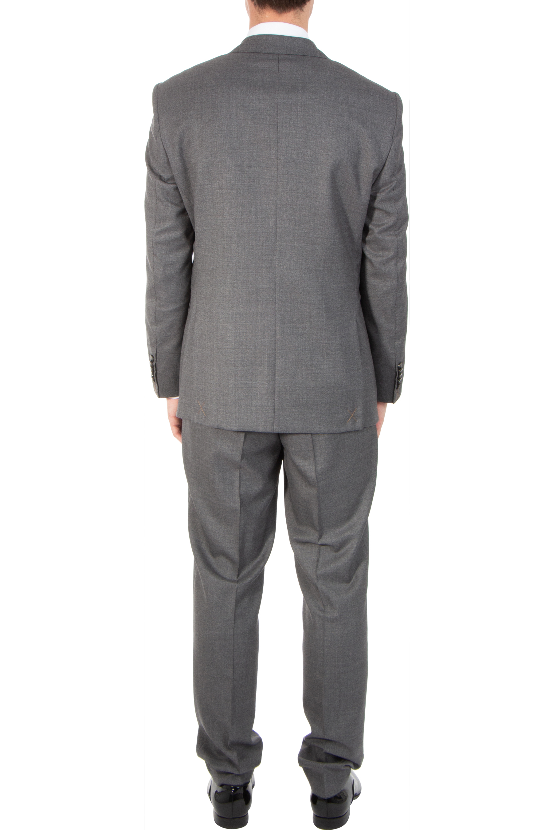 BOSS Patterned Virgin Wool Suit L-Jarrod