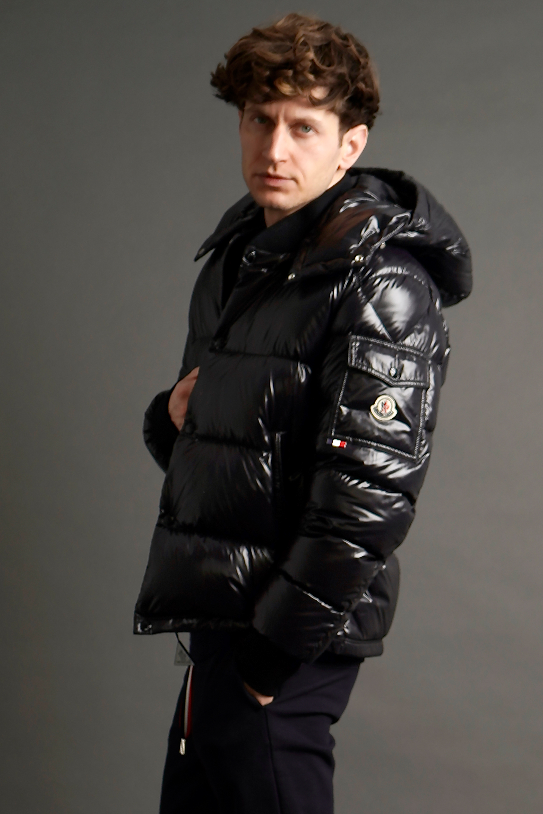 MONCLER Maljasset Nylon Laqué Down Jacket